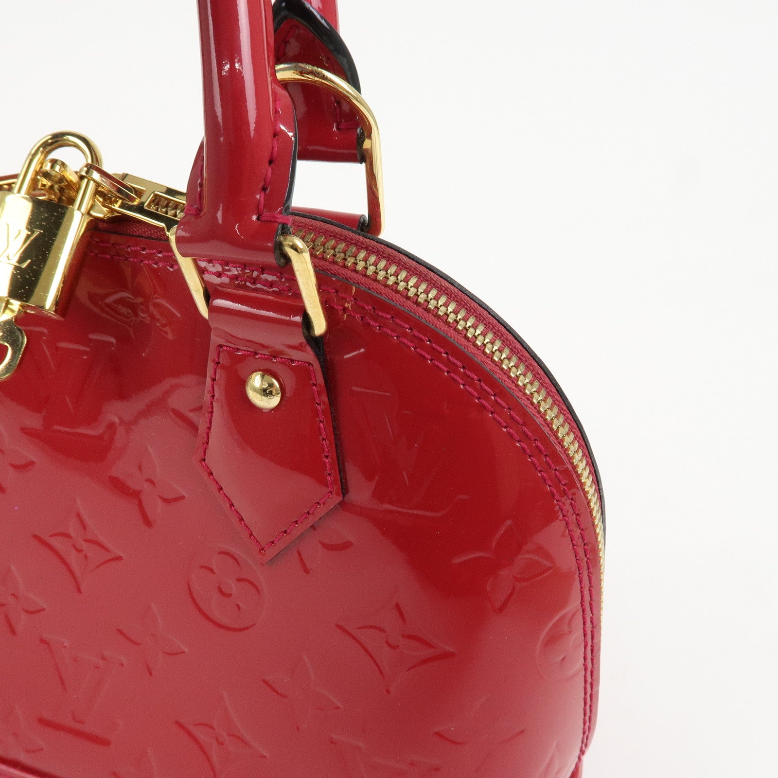 Louis Vuitton Monogram Vernis Alma BB 2Way Bag Hand Bag M91771