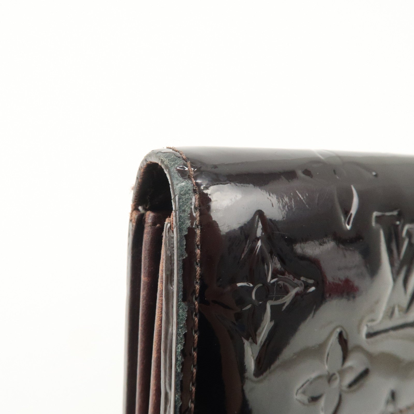 Louis Vuitton Monogram Vernis Set of 2 Long Wallet M93524 M9140F Used