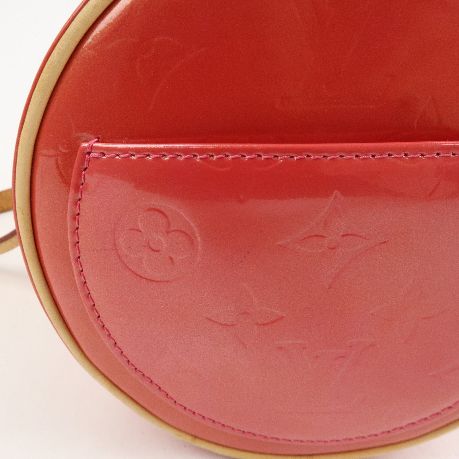 Louis Vuitton Monogram Vernis Leather Bedford Shoulder Hand Bag Framboise M9133F