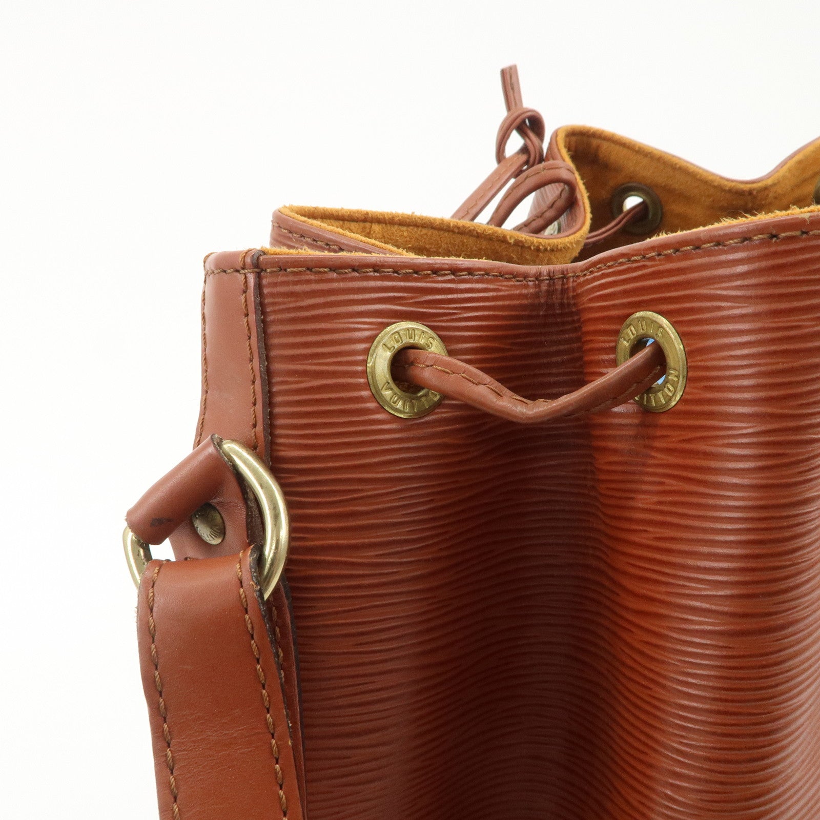Louis Vuitton Epi Leather Noe Shoulder Bag Kenya Brown M44003