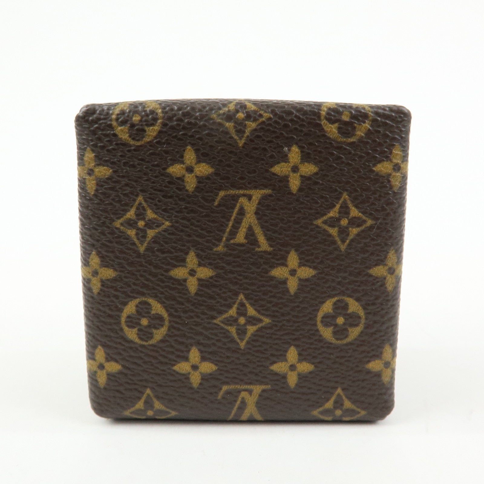 Louis Vuitton Monogram Canvas Jewelry Case Ring Box SN3049