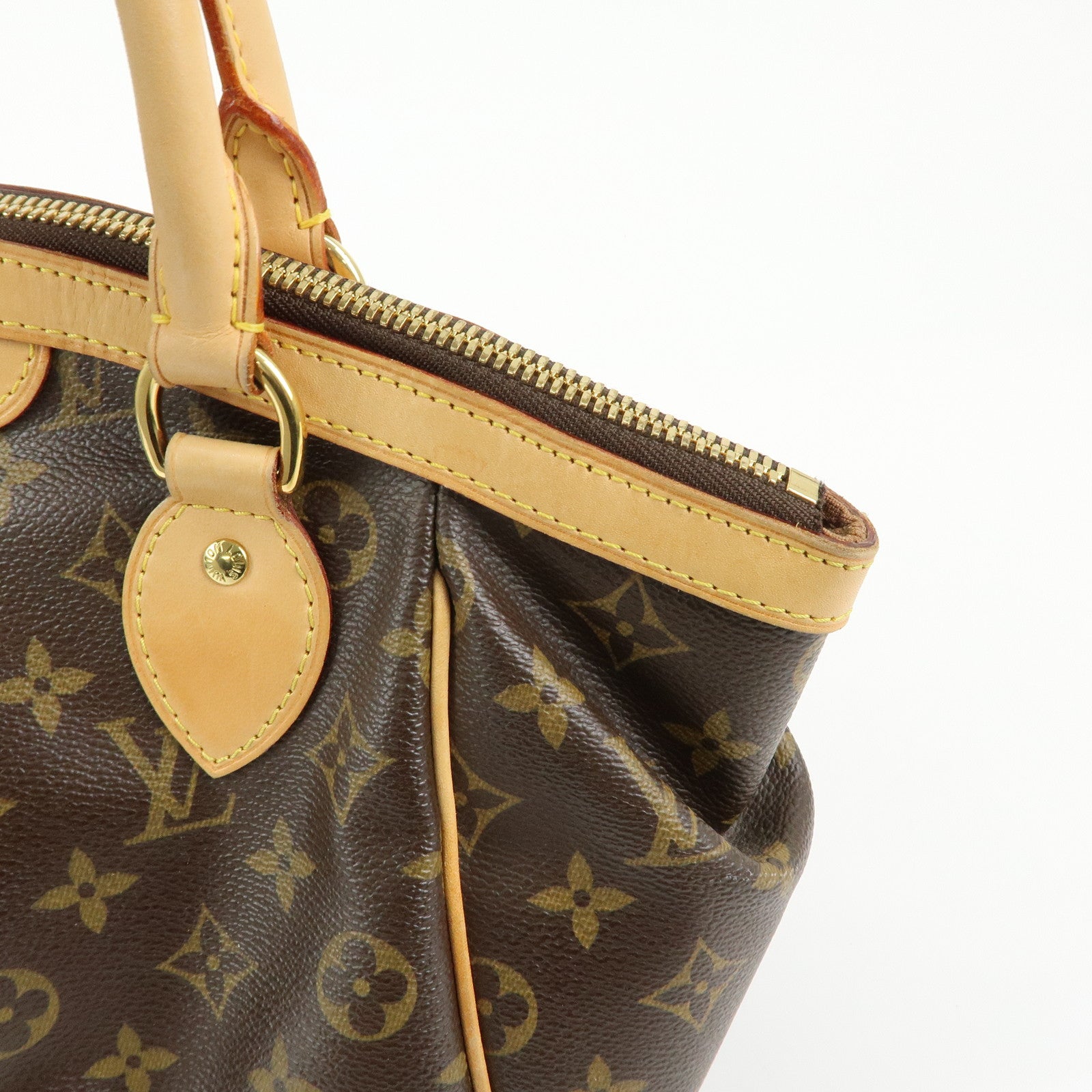 Louis Vuitton Monogram Tivoli PM Hand Bag Shoulder Bag Brown M40143