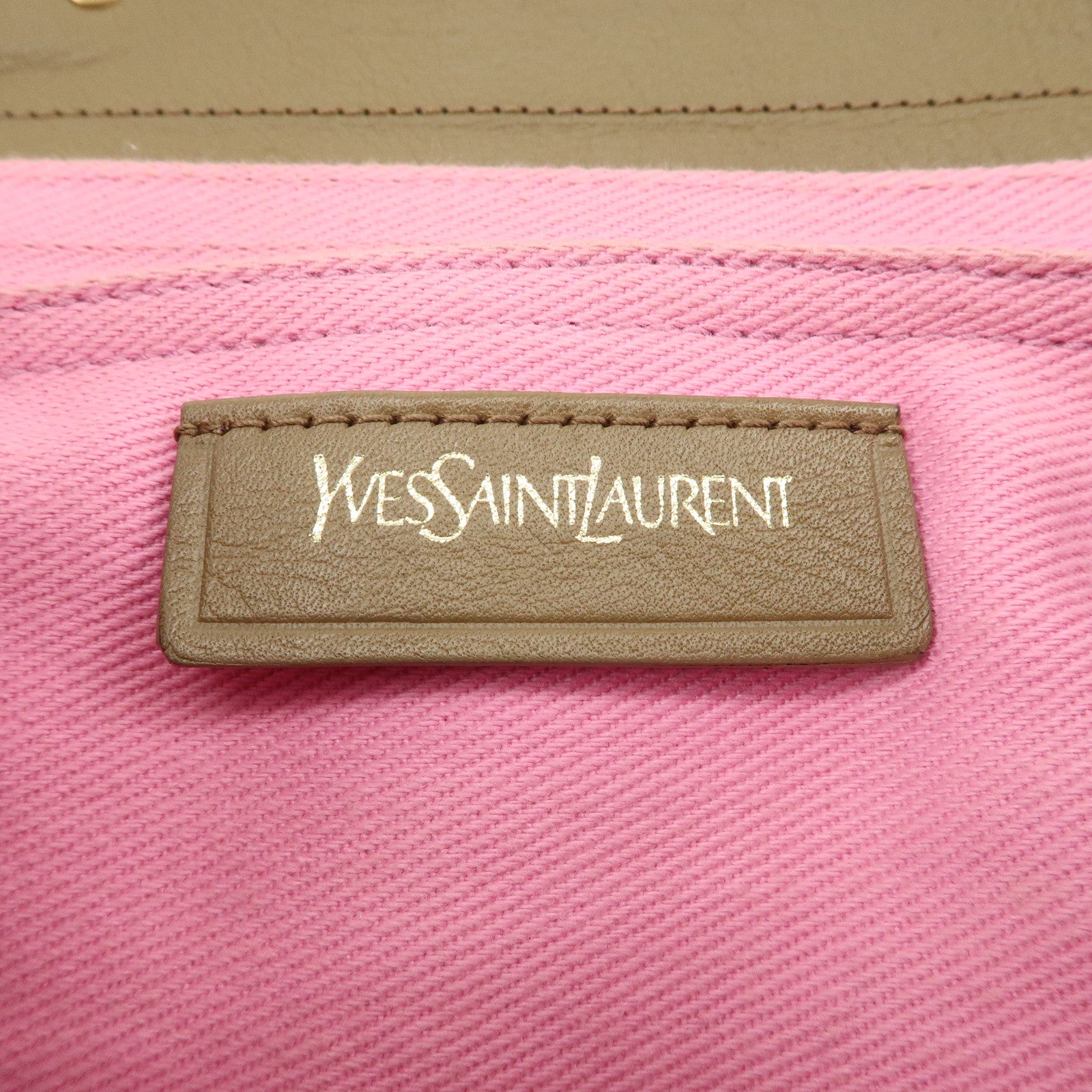 SAINT LAURENT PARIS Leather Muse Two 2Way Bag Hand Bag 368229