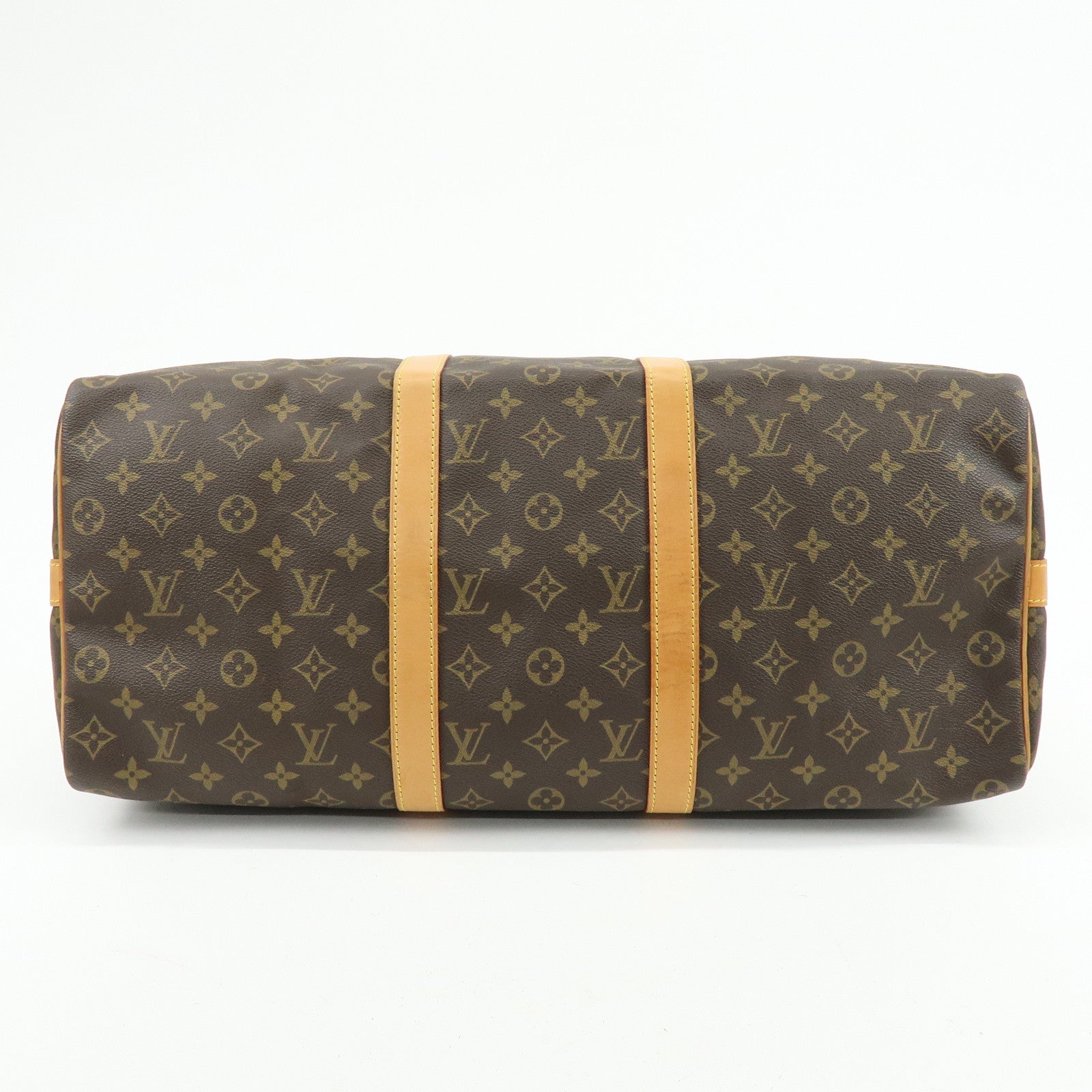 Louis Vuitton Monogram Keep All Bandouliere 50 Boston Bag M41416