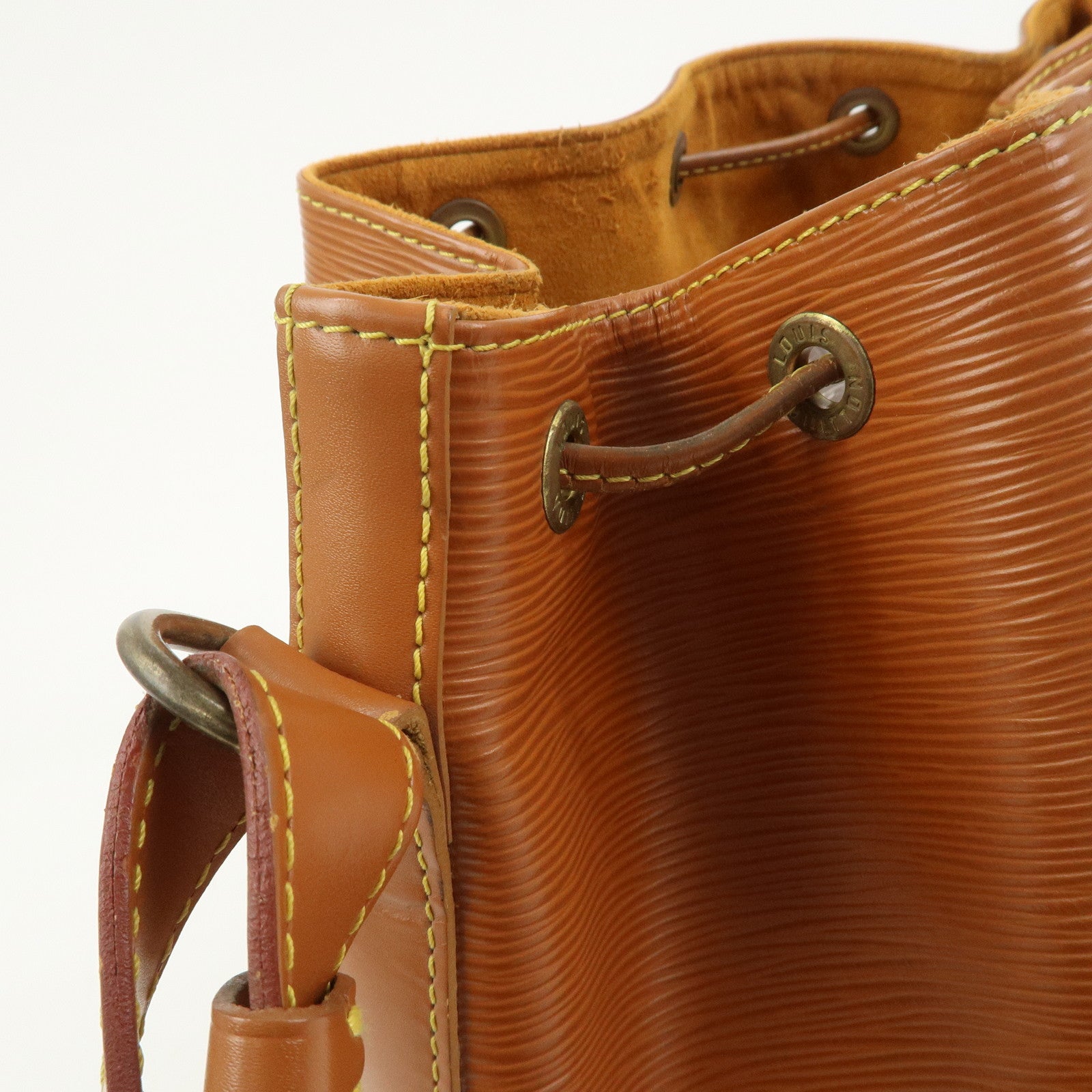 Louis Vuitton Epi Leather Petit Noe Shoulder Bag Zipang Gold M44108
