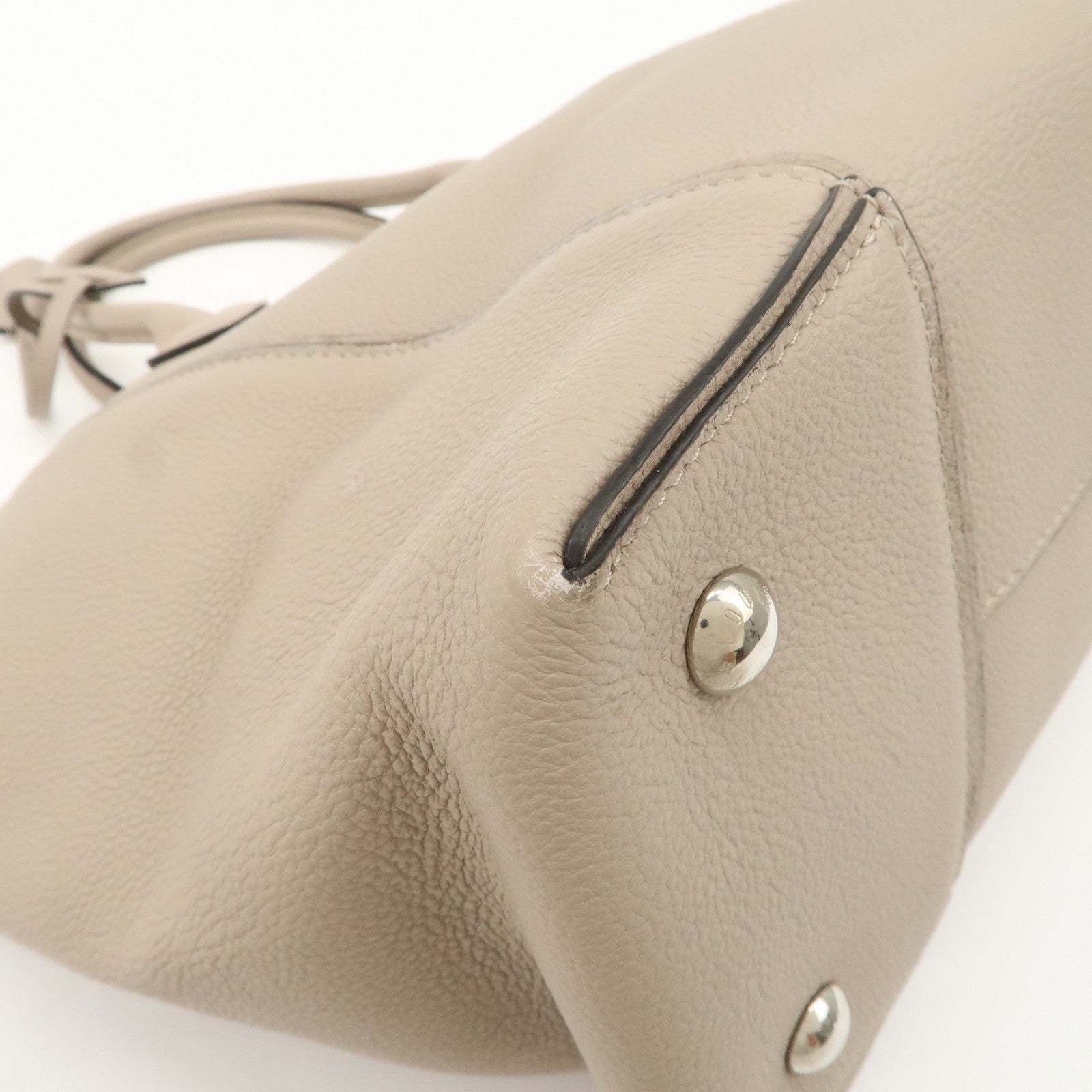 Louis Vuitton PARNASSEA Lock It MM Hand Bag Tote Bag Beige M94593