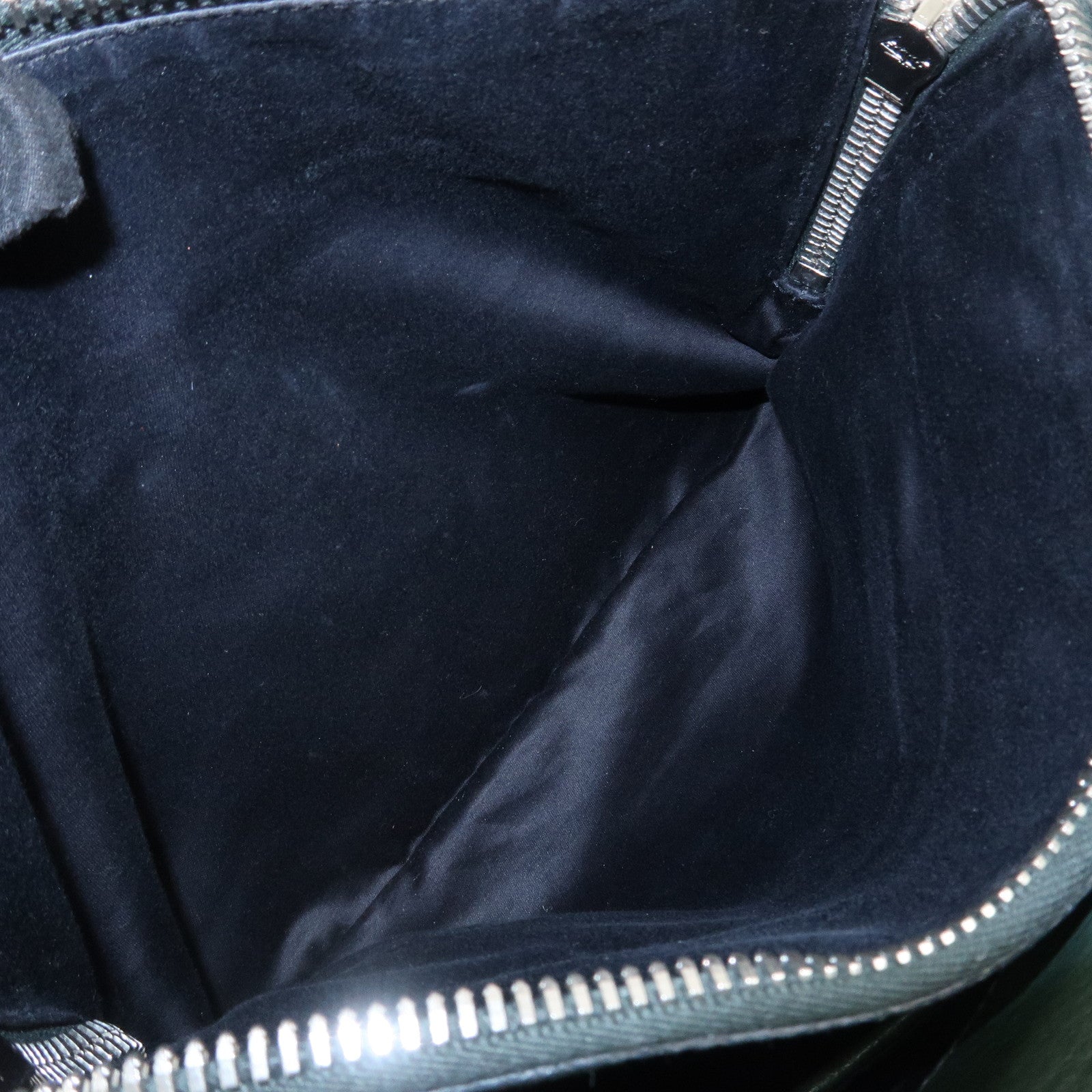 MIU MIU Logo Leather 2Way Bag Hand Bag Shoulder Bag Moss Green
