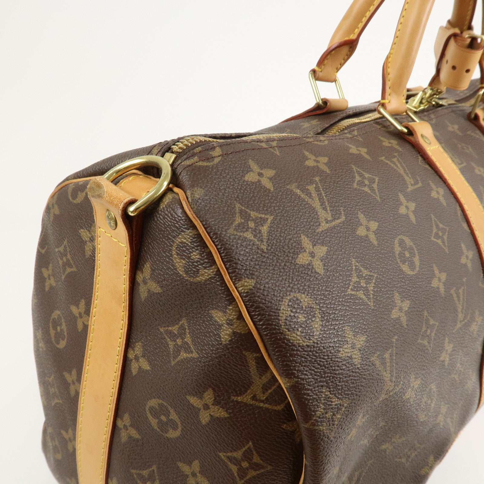 Louis Vuitton Monogram Keep All 50 Bandouliere Boston Bag M41416