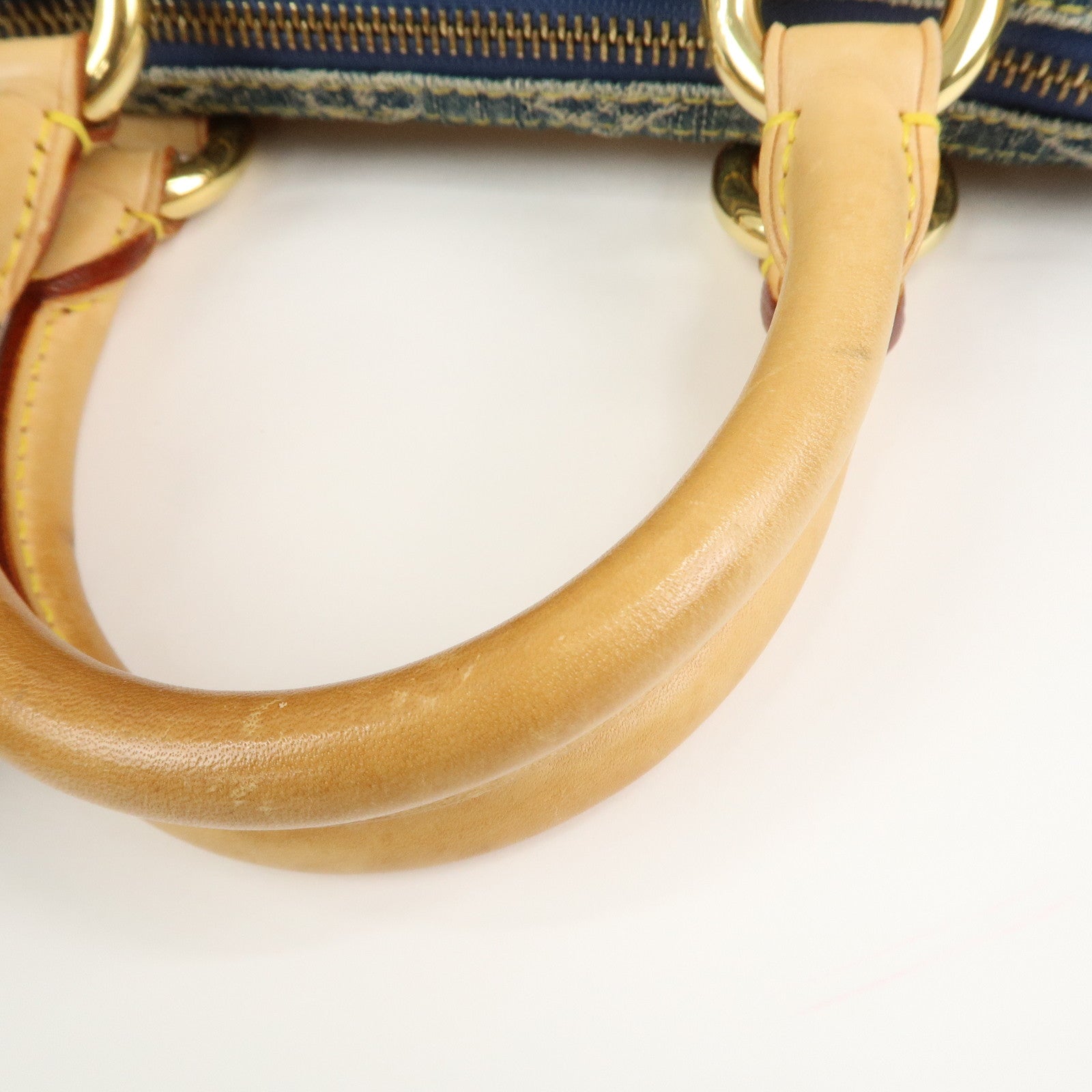 Louis Vuitton Monogram Denim Neo Speedy Boston Bag Blue M95019