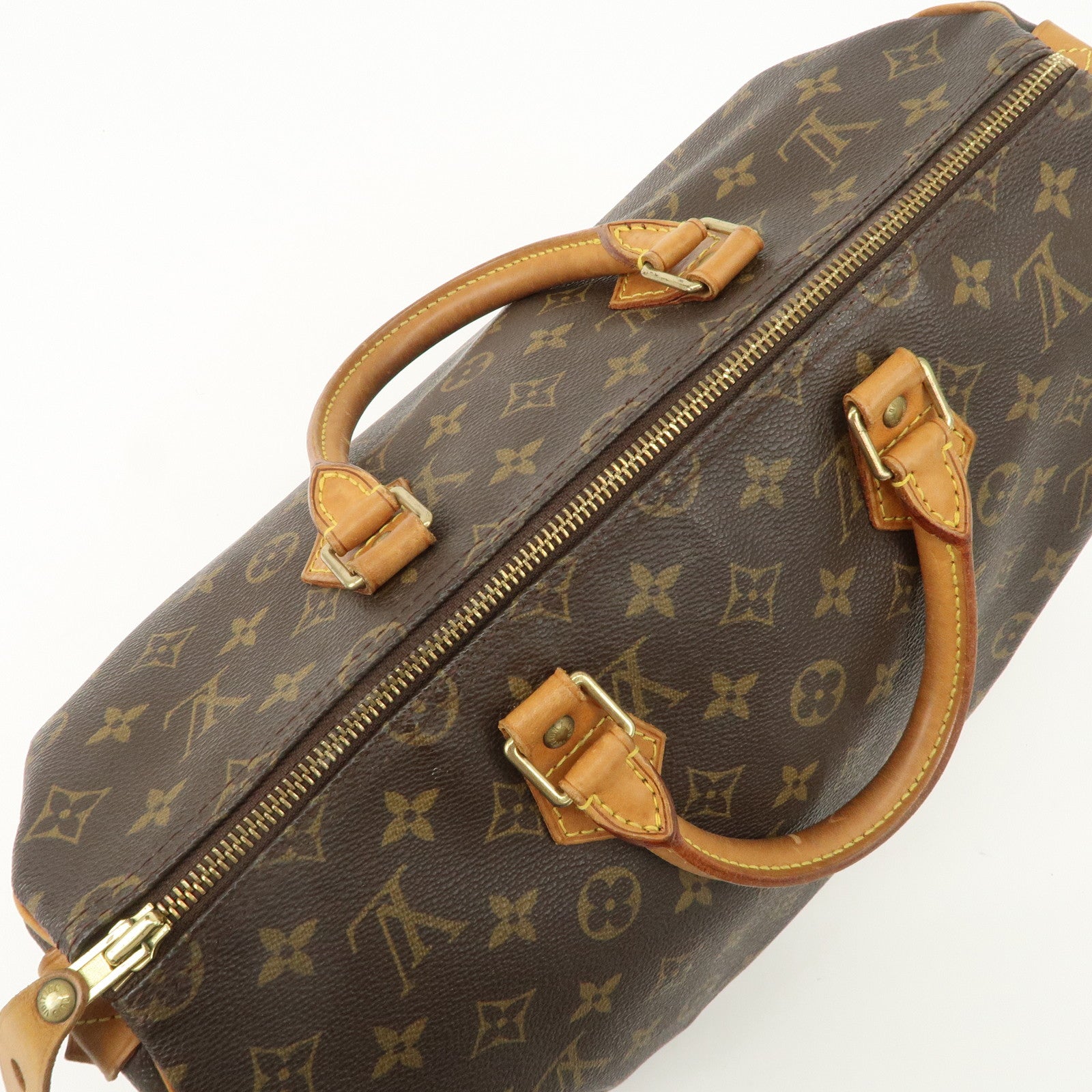 Louis Vuitton Monogram Speedy 35 Hand Bag Boston Bag M41524 Used