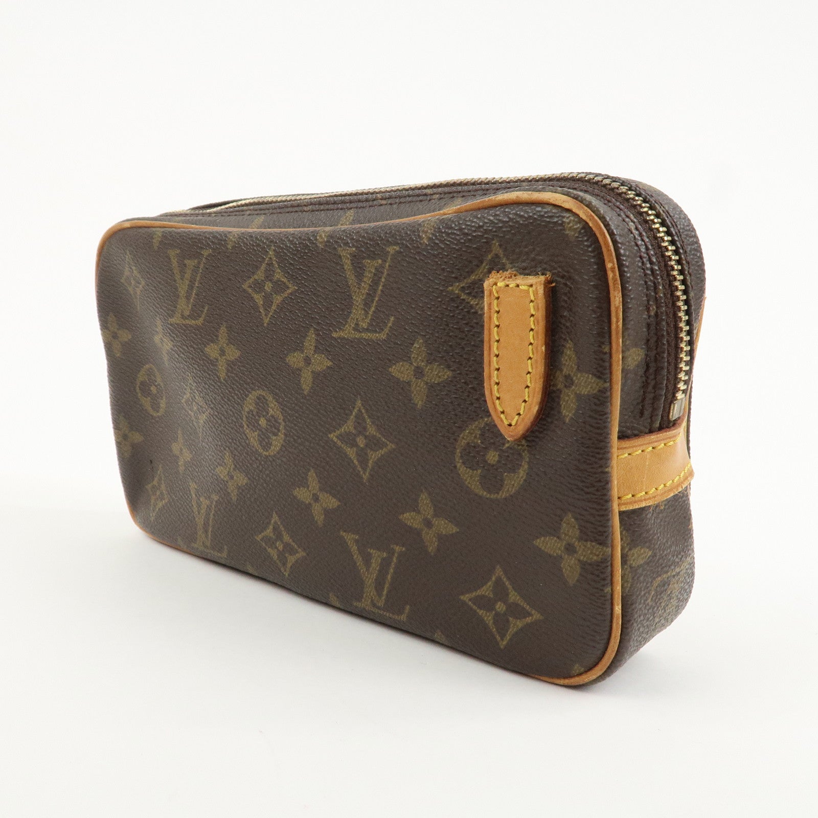 Louis Vuitton Monogram Pochette Marly Bandouliere Bag Brown M51828