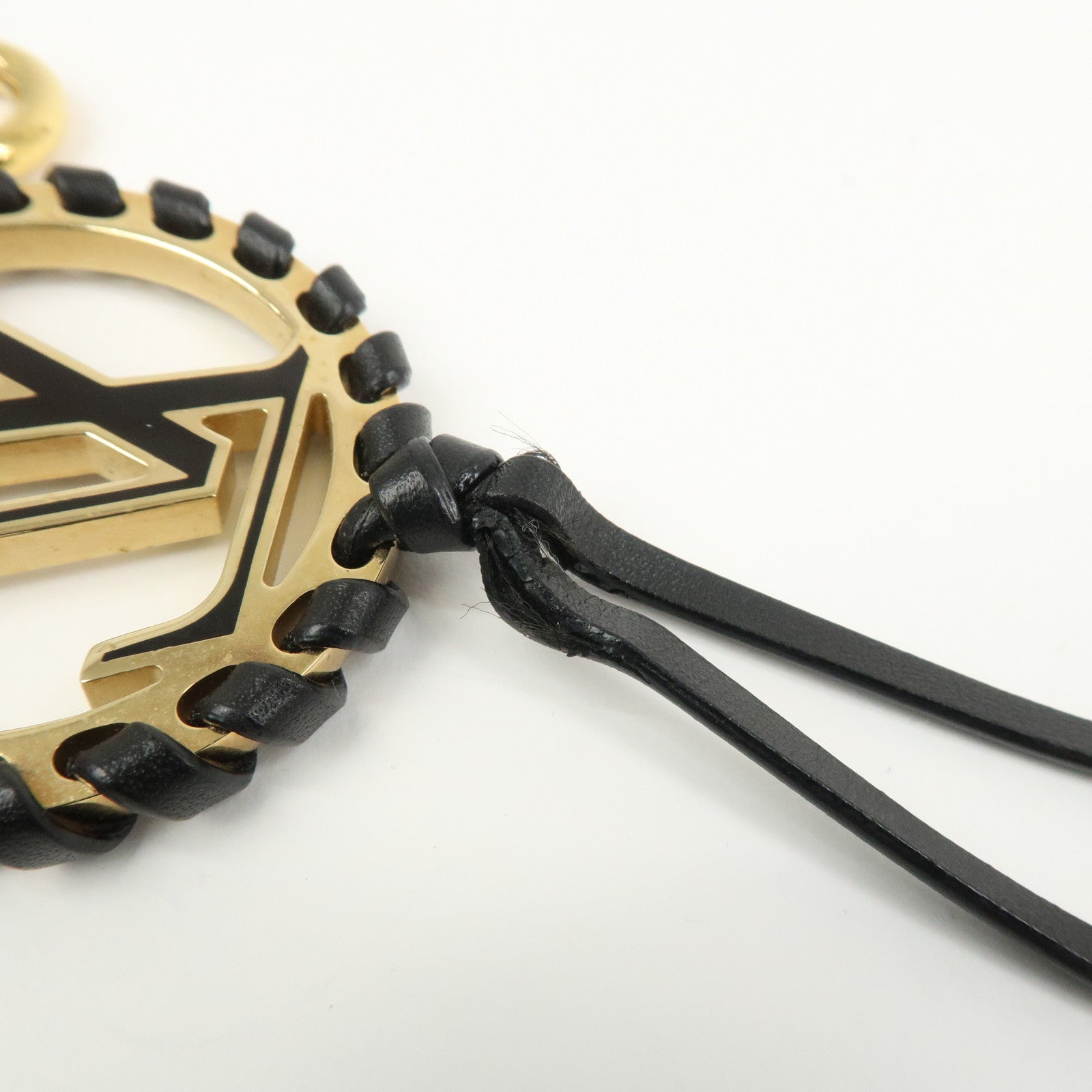 Louis Vuitton Porte Cles Very LV Circle Bag Charm Black M63082