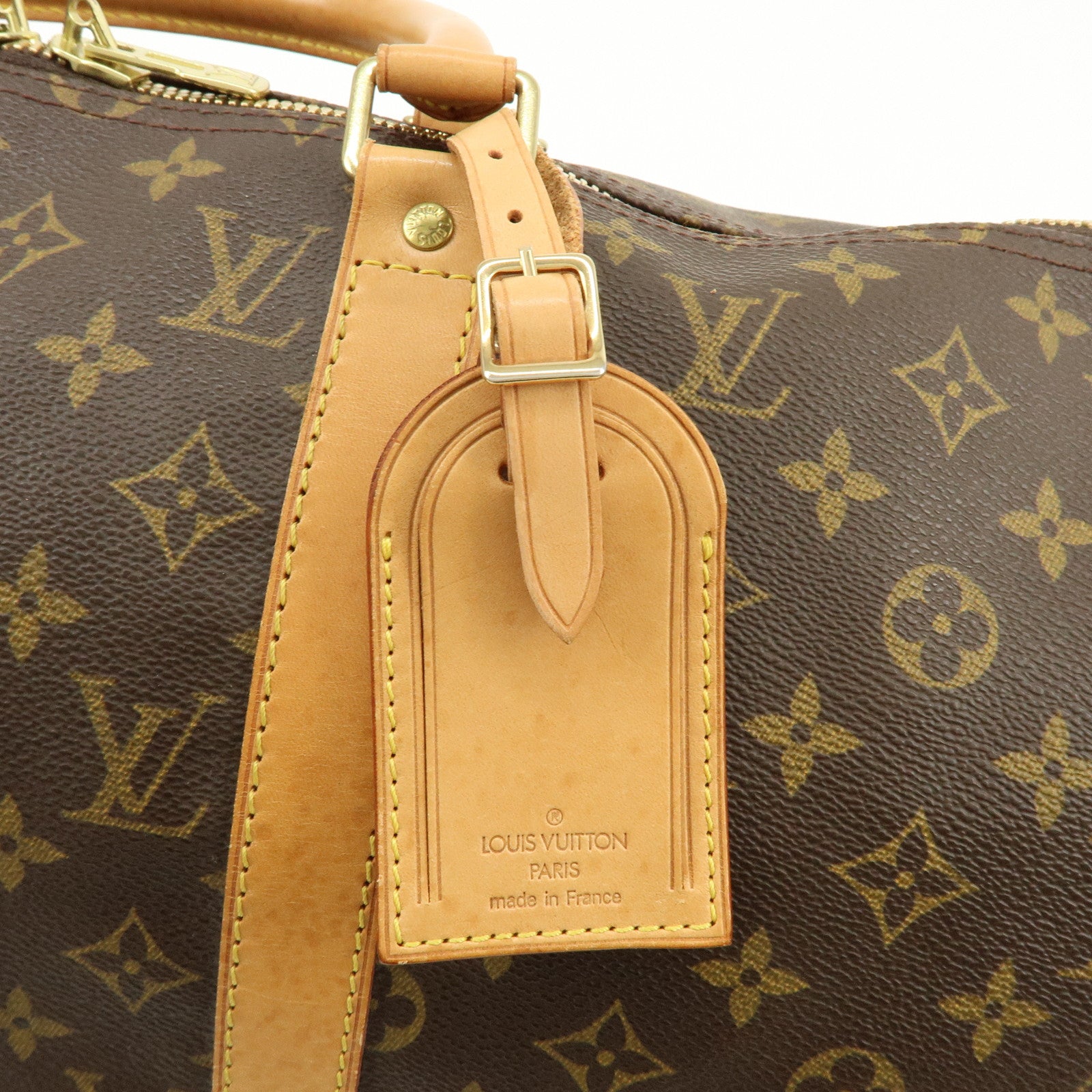 Louis Vuitton Monogram Keep All Bandouliere 50 Boston Bag M41416