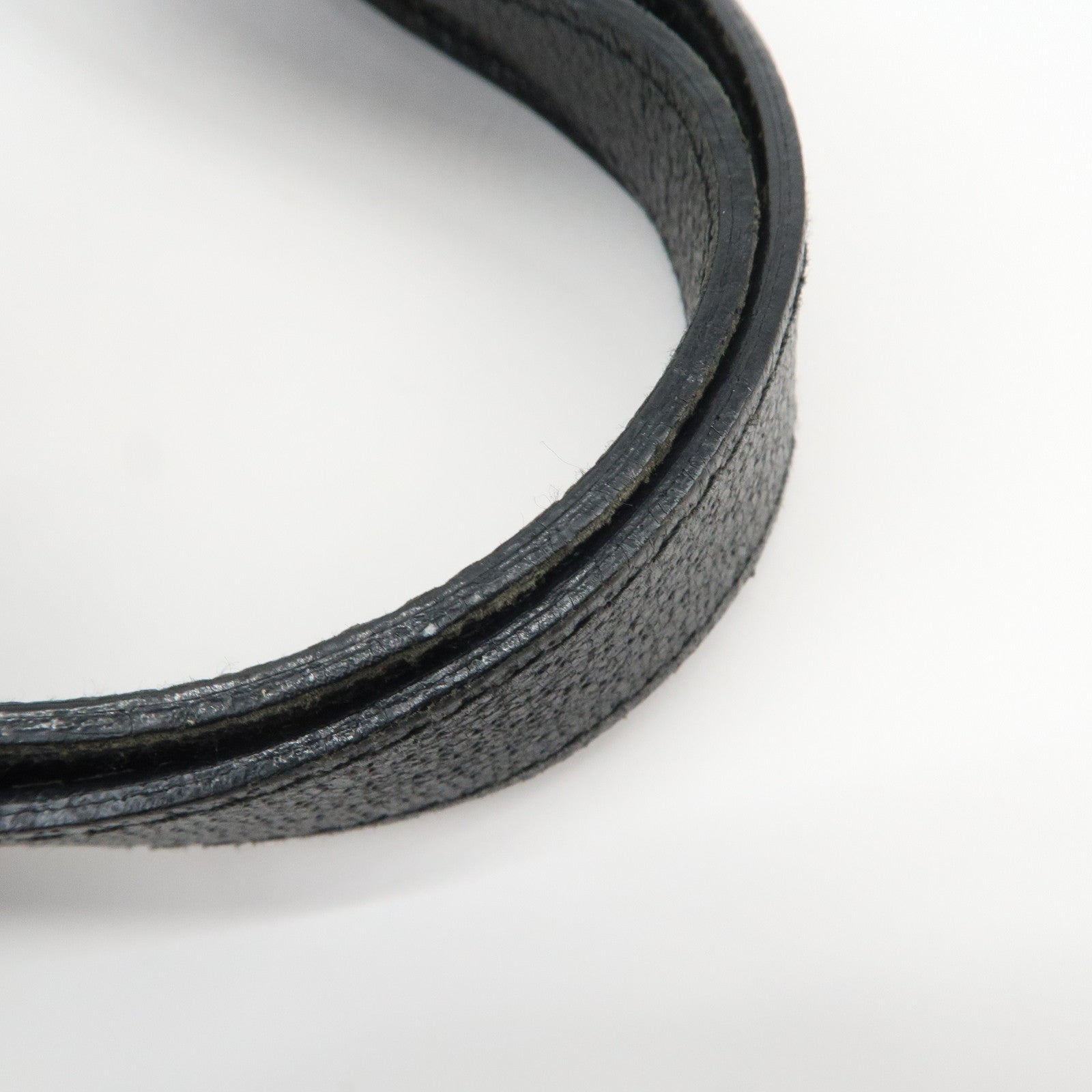 BVLGARI Logomania Canvas Leather Tote Bag Shoulder Bag Black