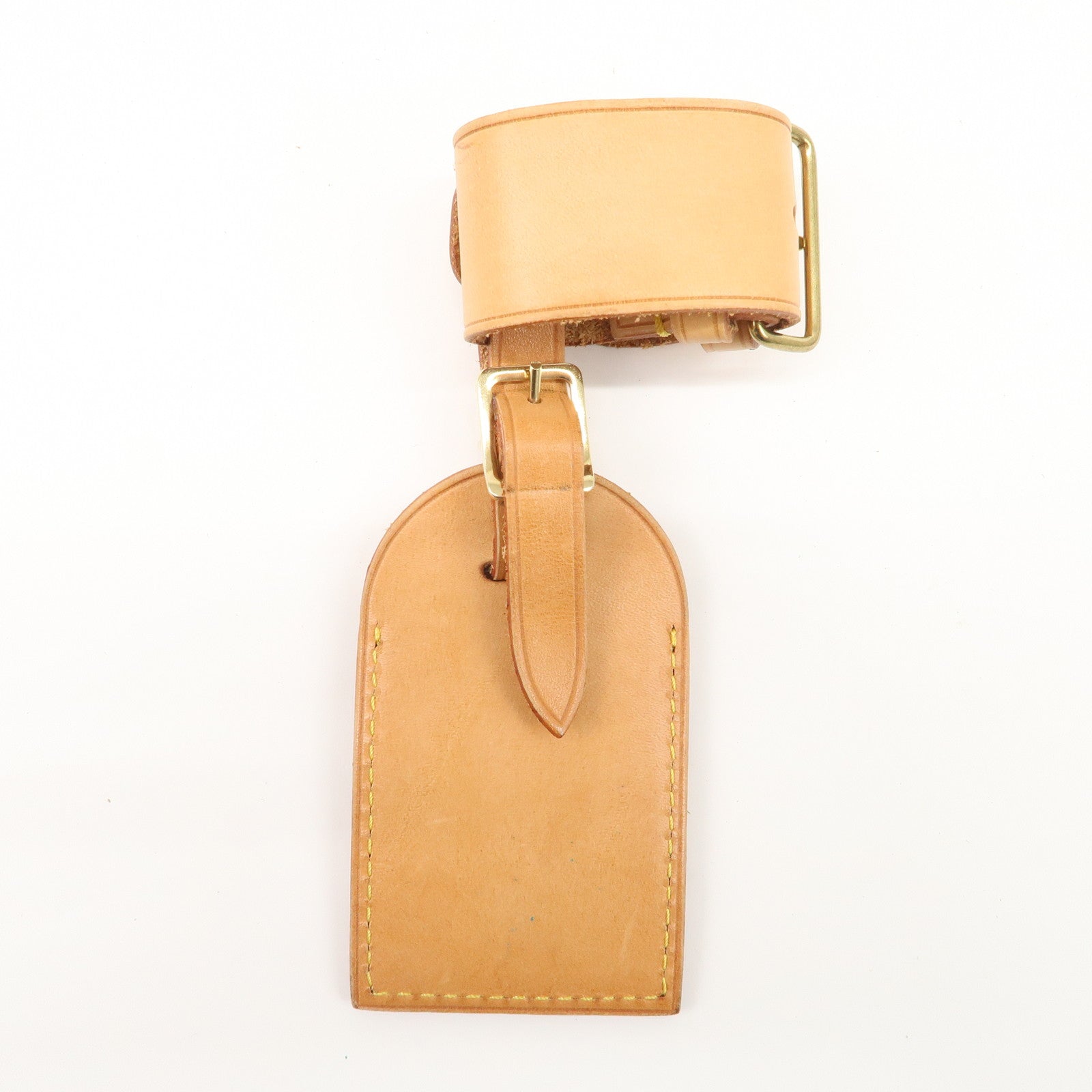 Louis Vuitton Set of 15 Nume Leather Name Tag & Poignet Natural Used