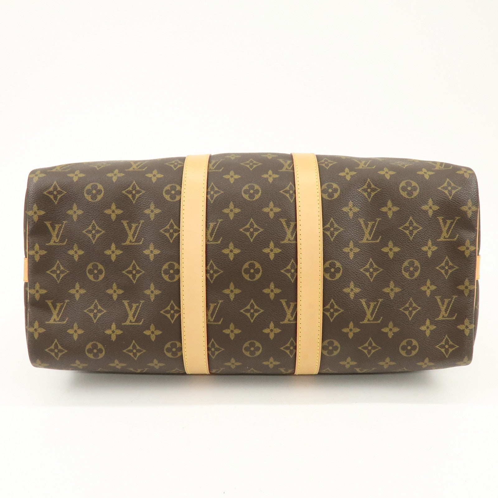 Louis Vuitton Monogram Keep All Bandouliere 45 Boston Bag M41418