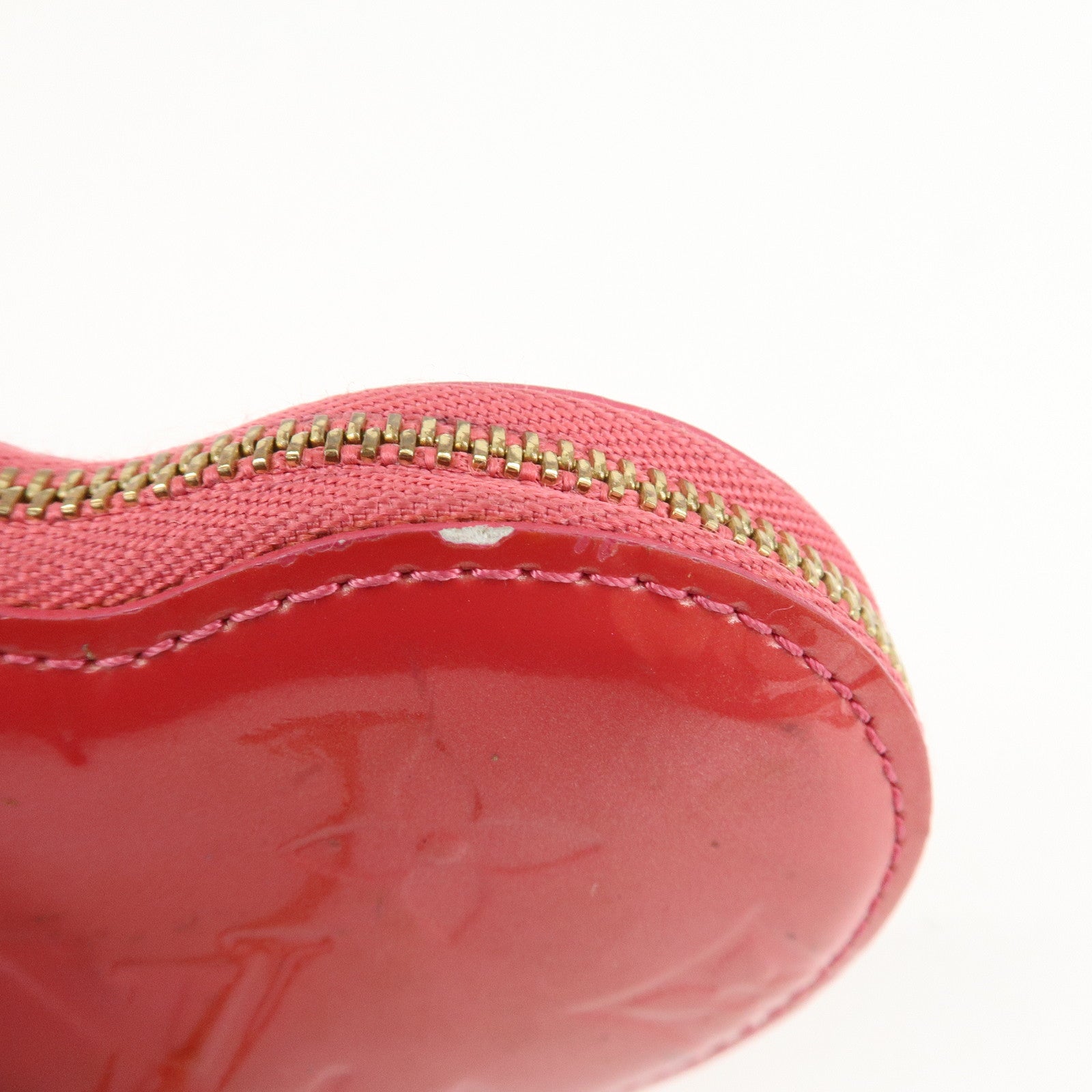 Louis Vuitton Monogram Vernis Porte Monnaie Coeur Coin Case M93562
