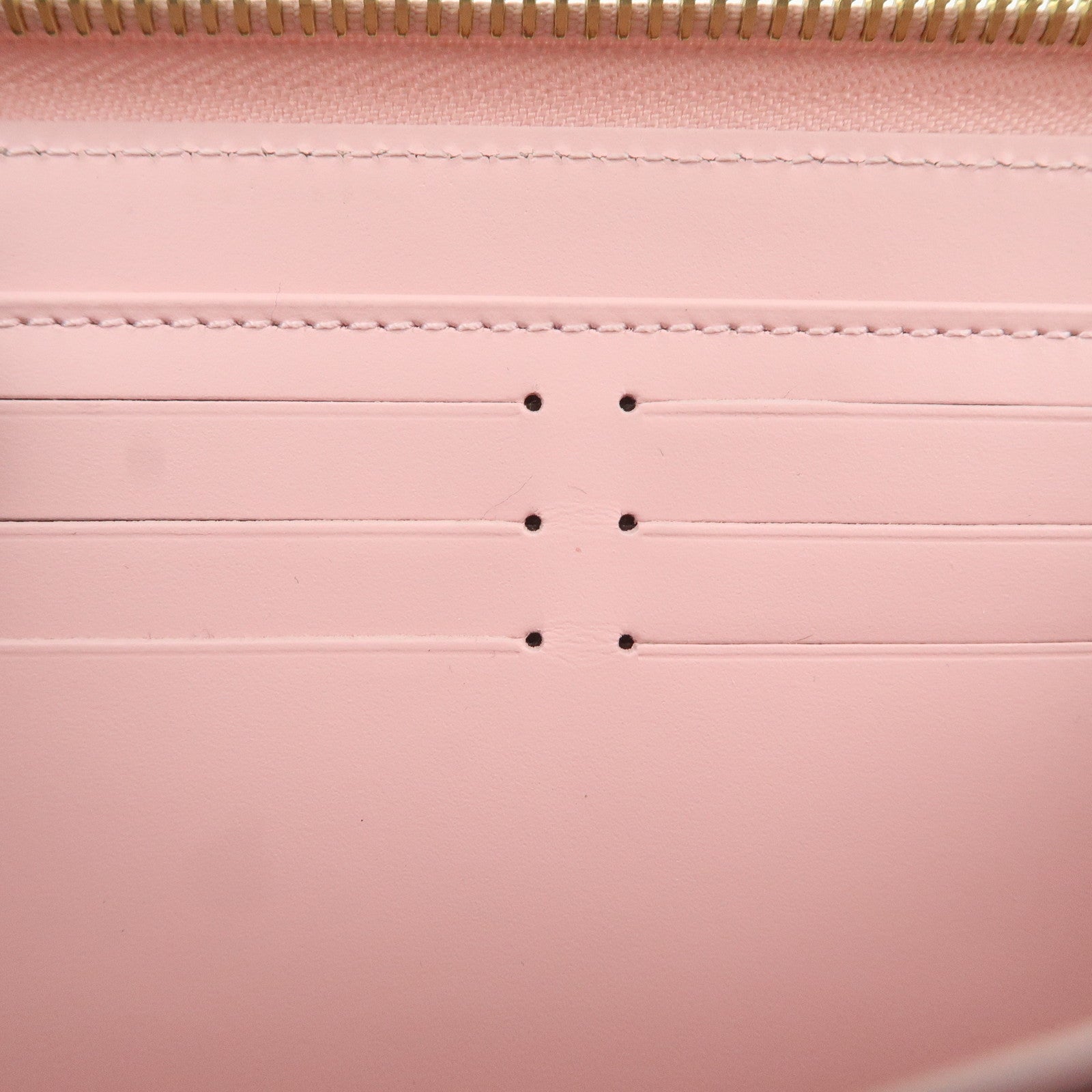 Louis Vuitton Monogram Vernis Zippy Wallet Long Wallet Pink M90419