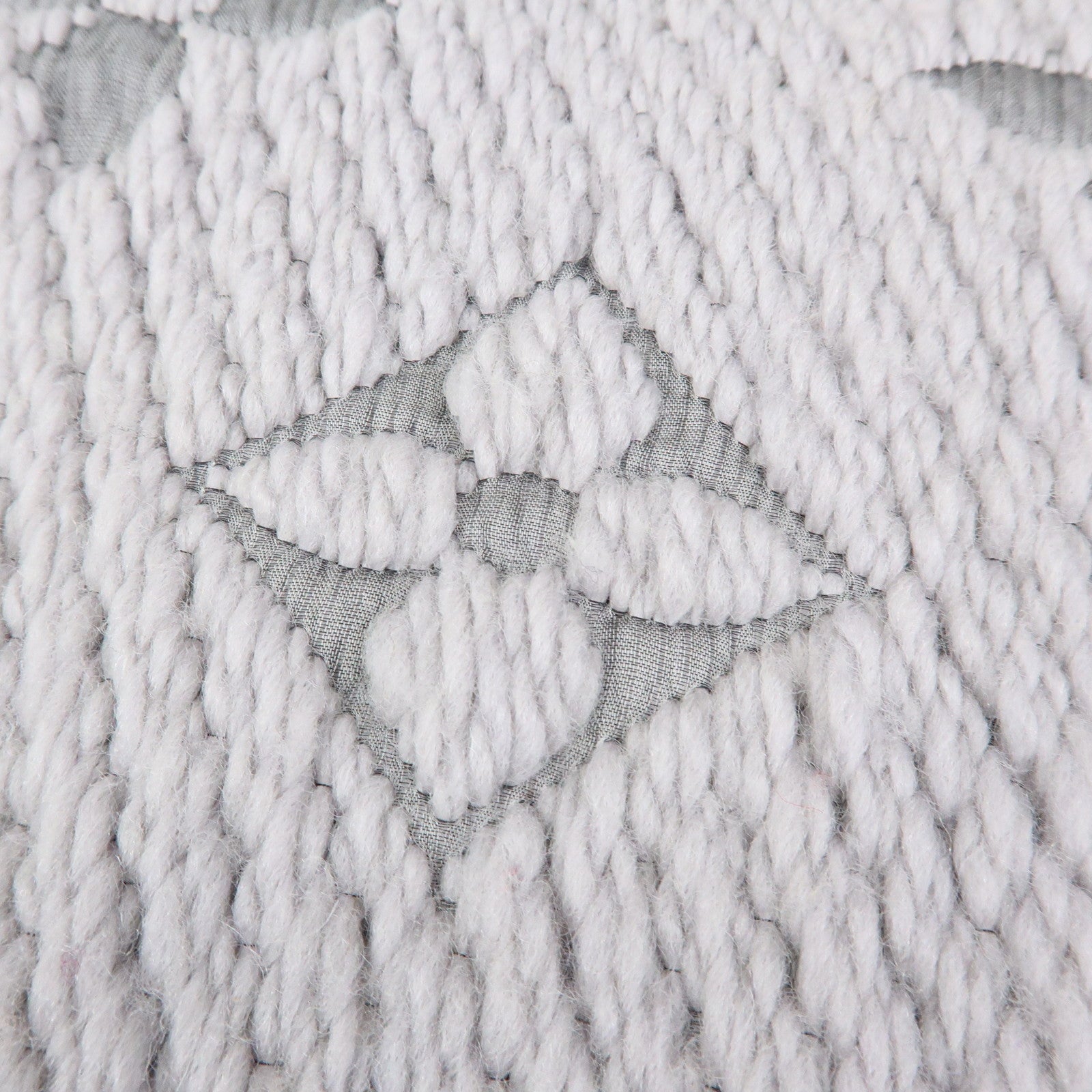 Louis Vuitton Monogram Escharp Logomania Scarf Gris Perle M74742