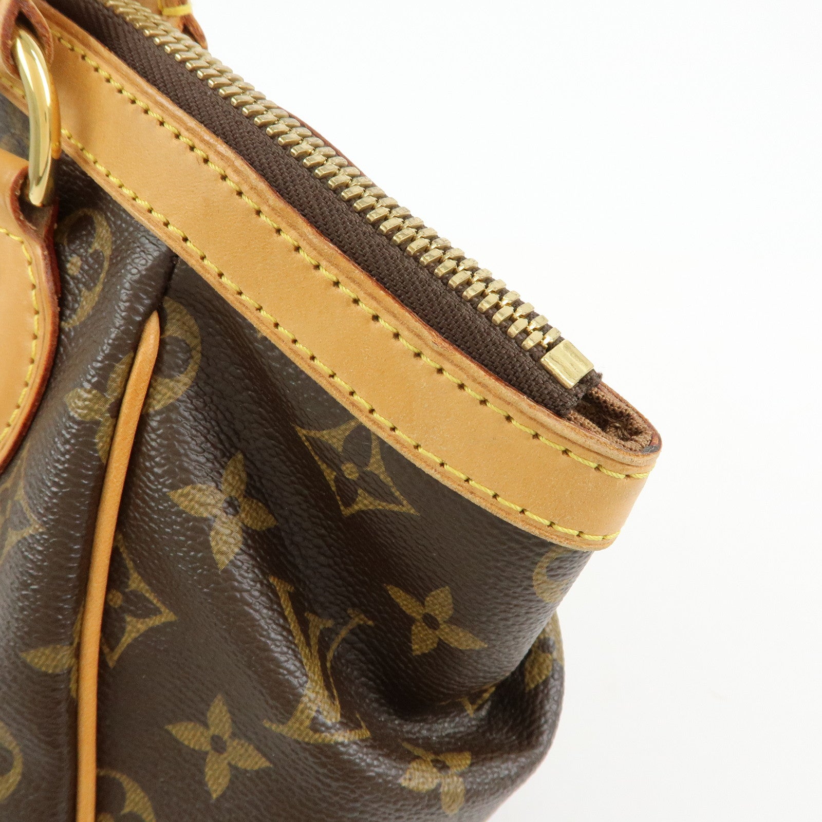 Louis Vuitton Monogram Tivoli PM Hand Bag Shoulder Bag Brown M40143