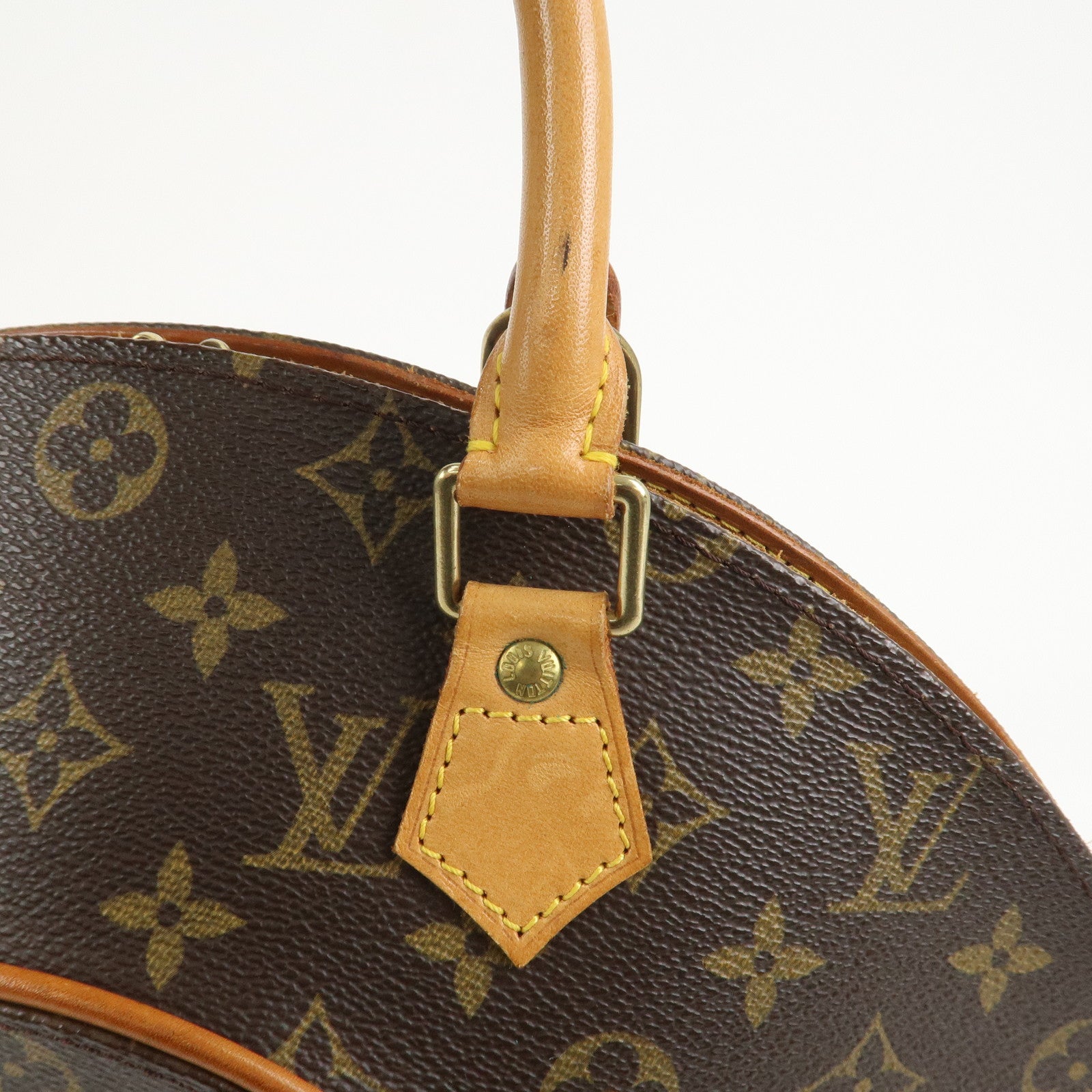 Louis Vuitton Monogram Ellipse MM Hand Bag Brown M51126