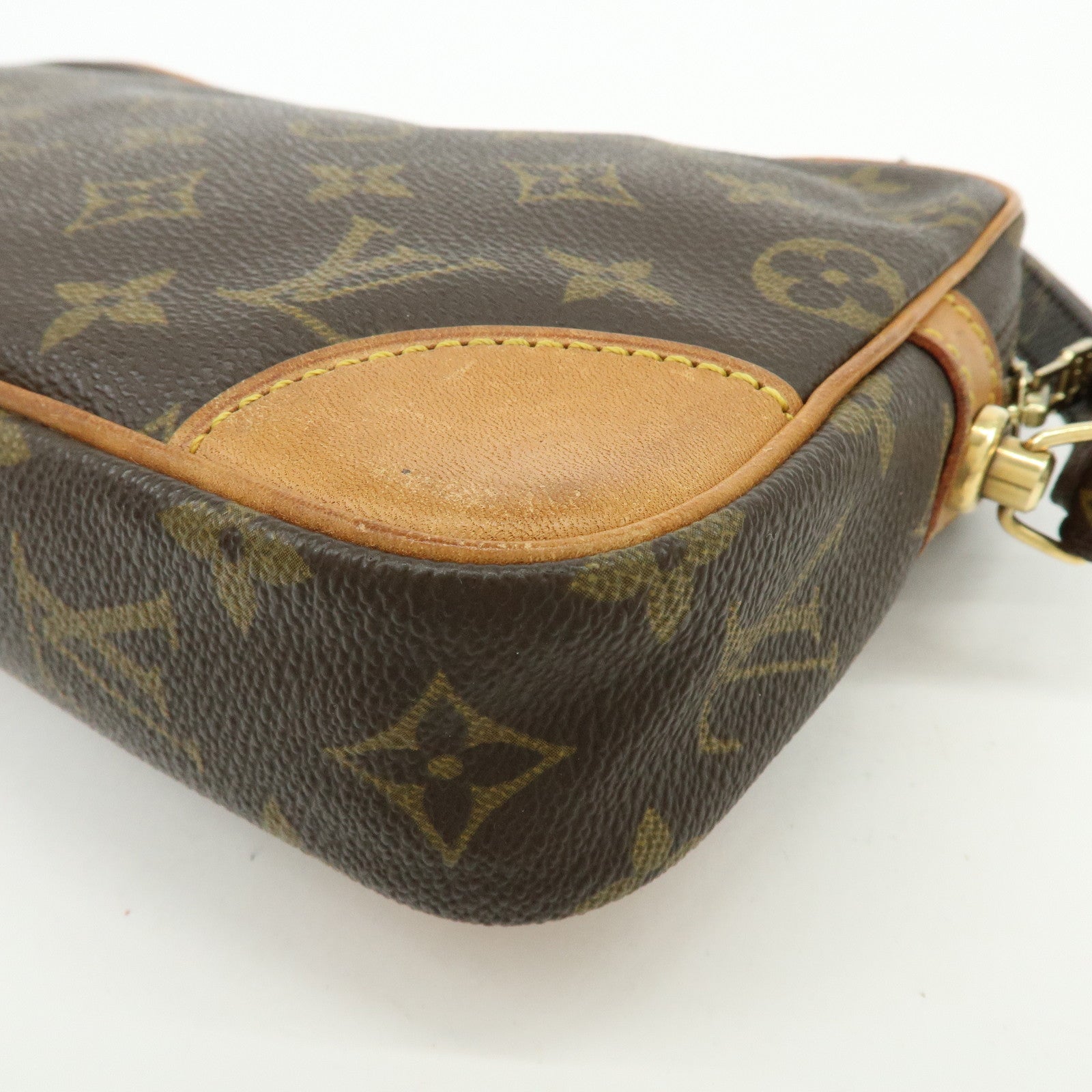 Louis Vuitton Monogram Marly Dragonne GM Clutch Bag Brown M51825
