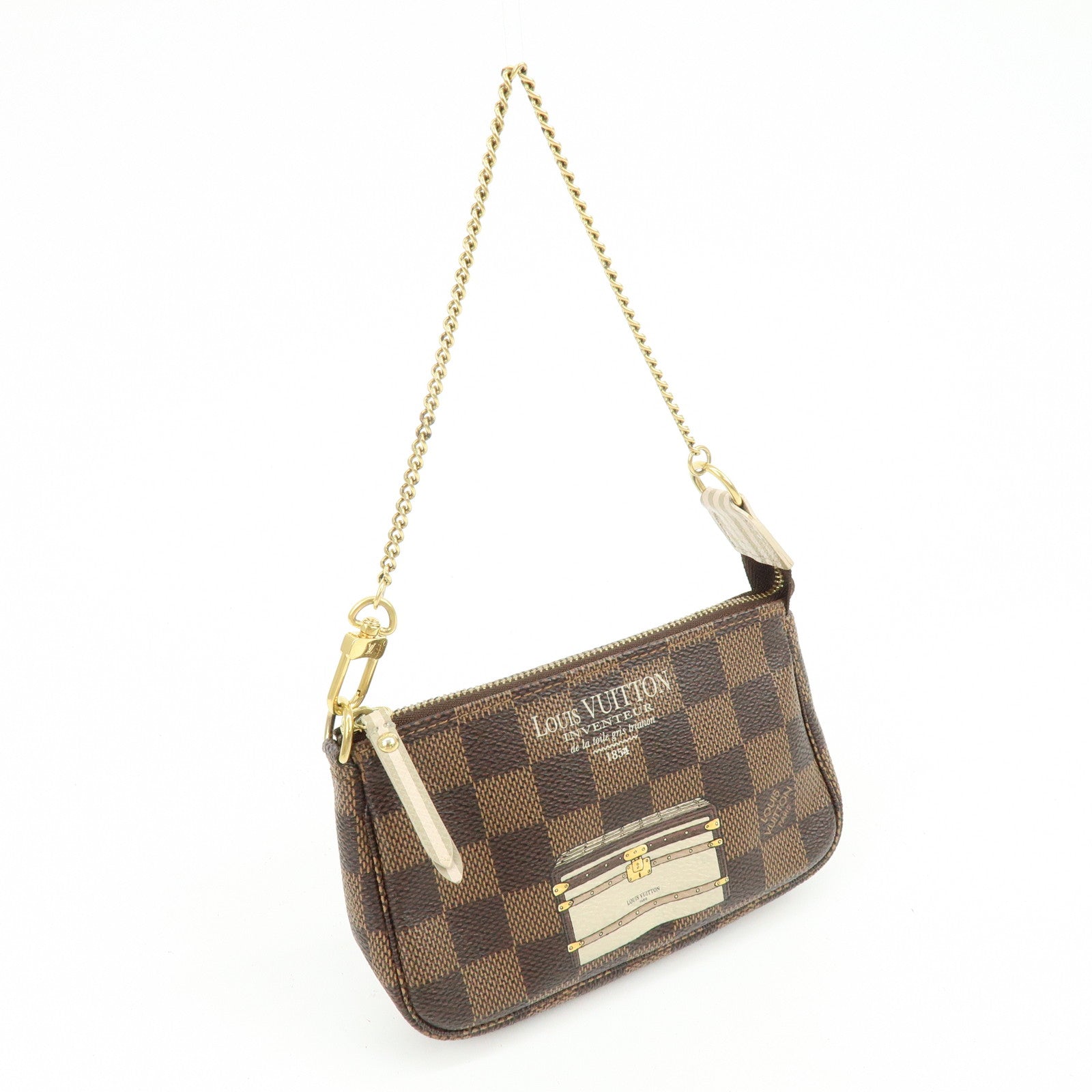 Louis Vuitton Damier Canvas Mini Pochette Accessires Trank N63181