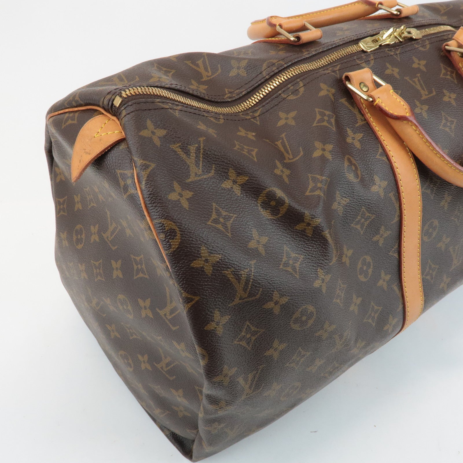 Louis Vuitton Monogram Keep All 55 Boston Bag Travel Bag M41424 Used