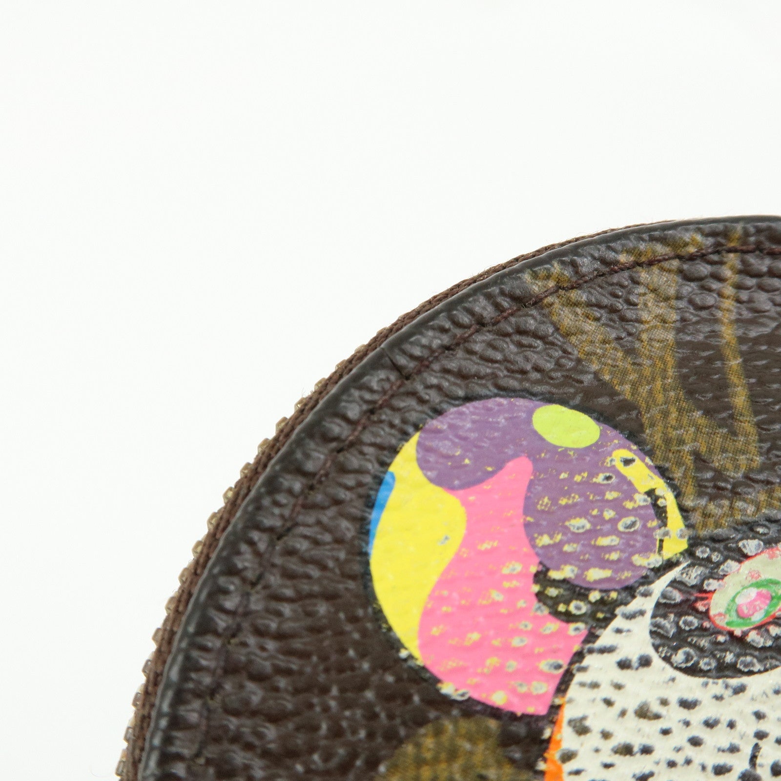 Louis Vuitton Monogram Porte Monnaie Rond Panda Coin Case M61928
