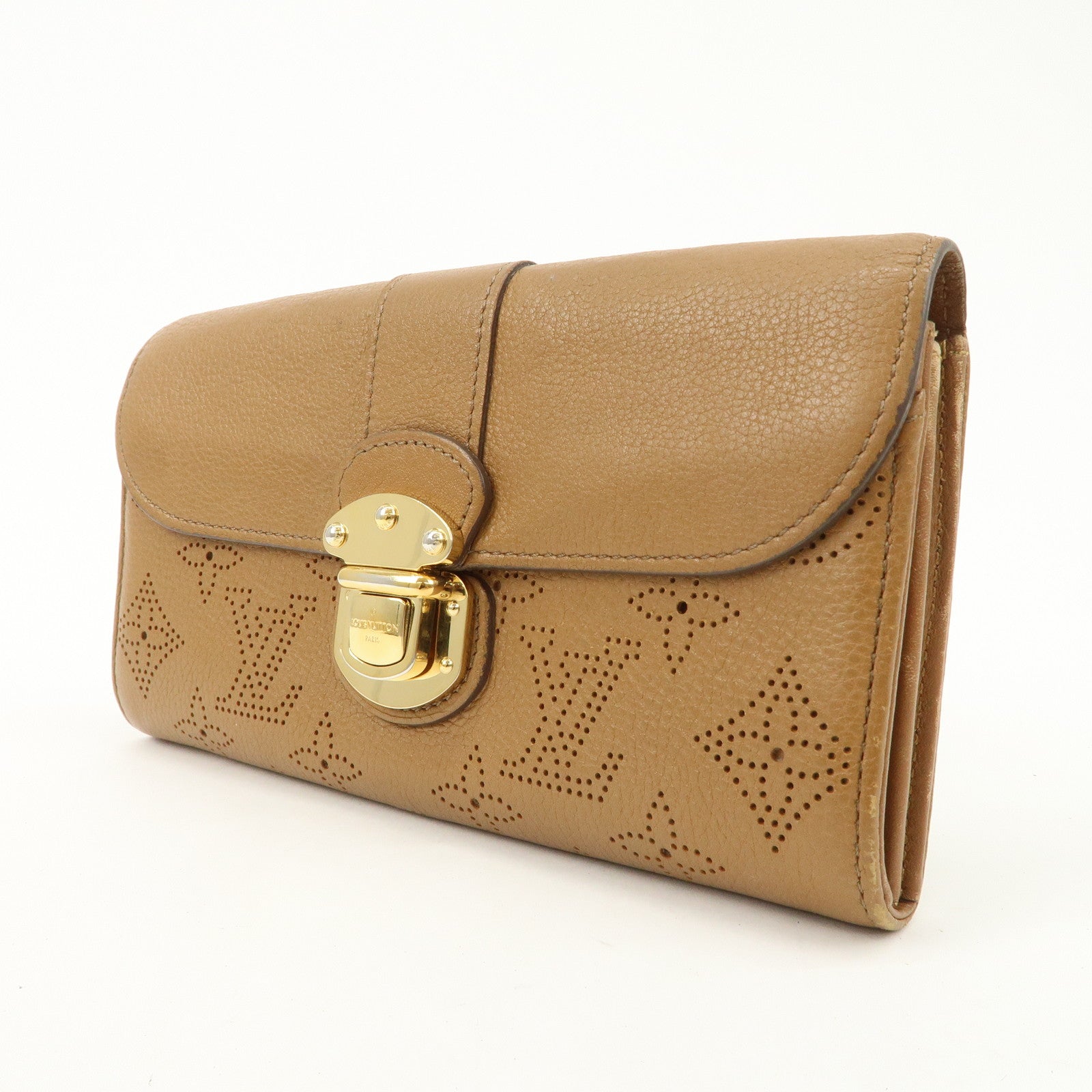 Louis Vuitton Monogram Mahina Portefeuille Iris Wallet M58140