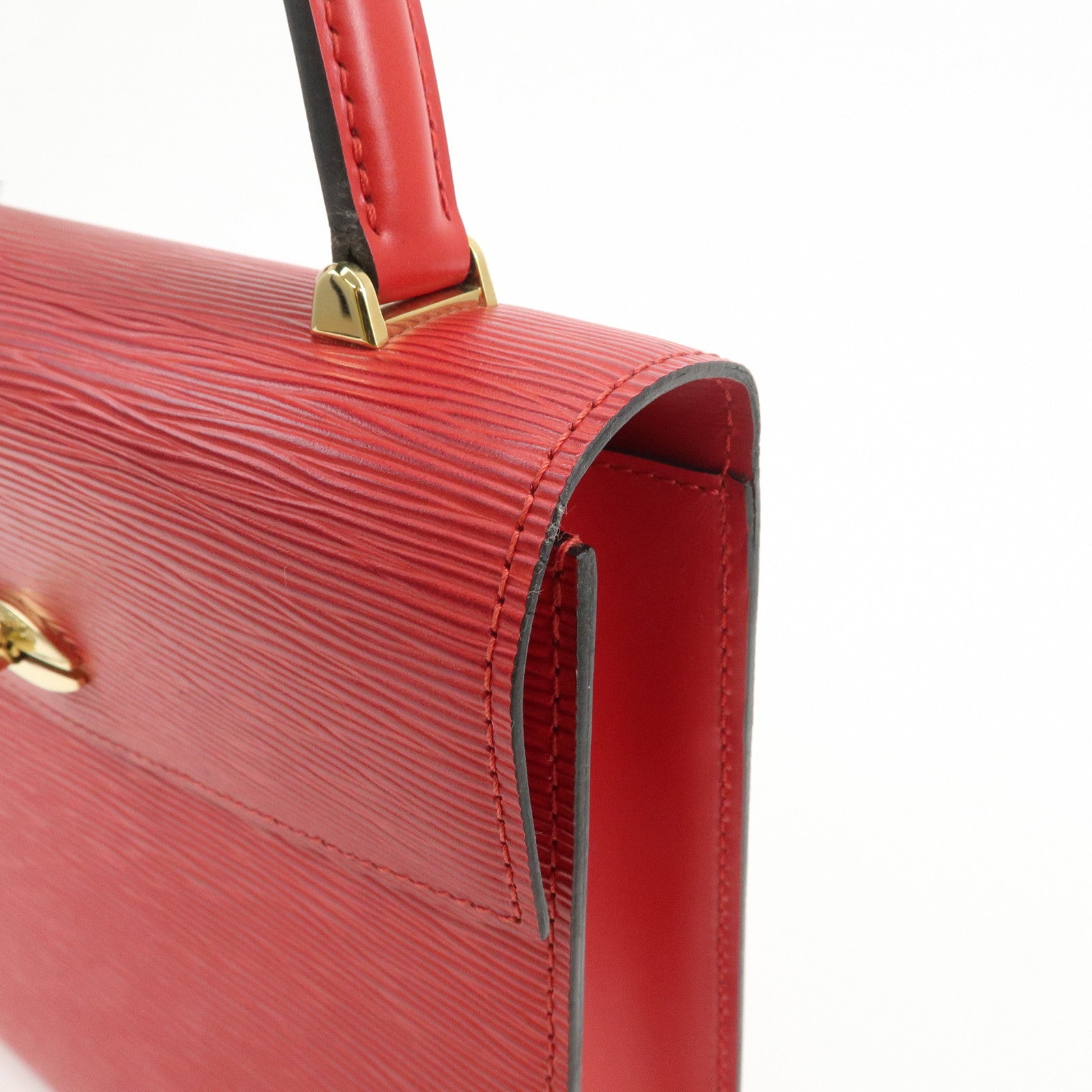 Louis Vuitton Epi Leather Marceau Hand Bag Castilian Red M52377