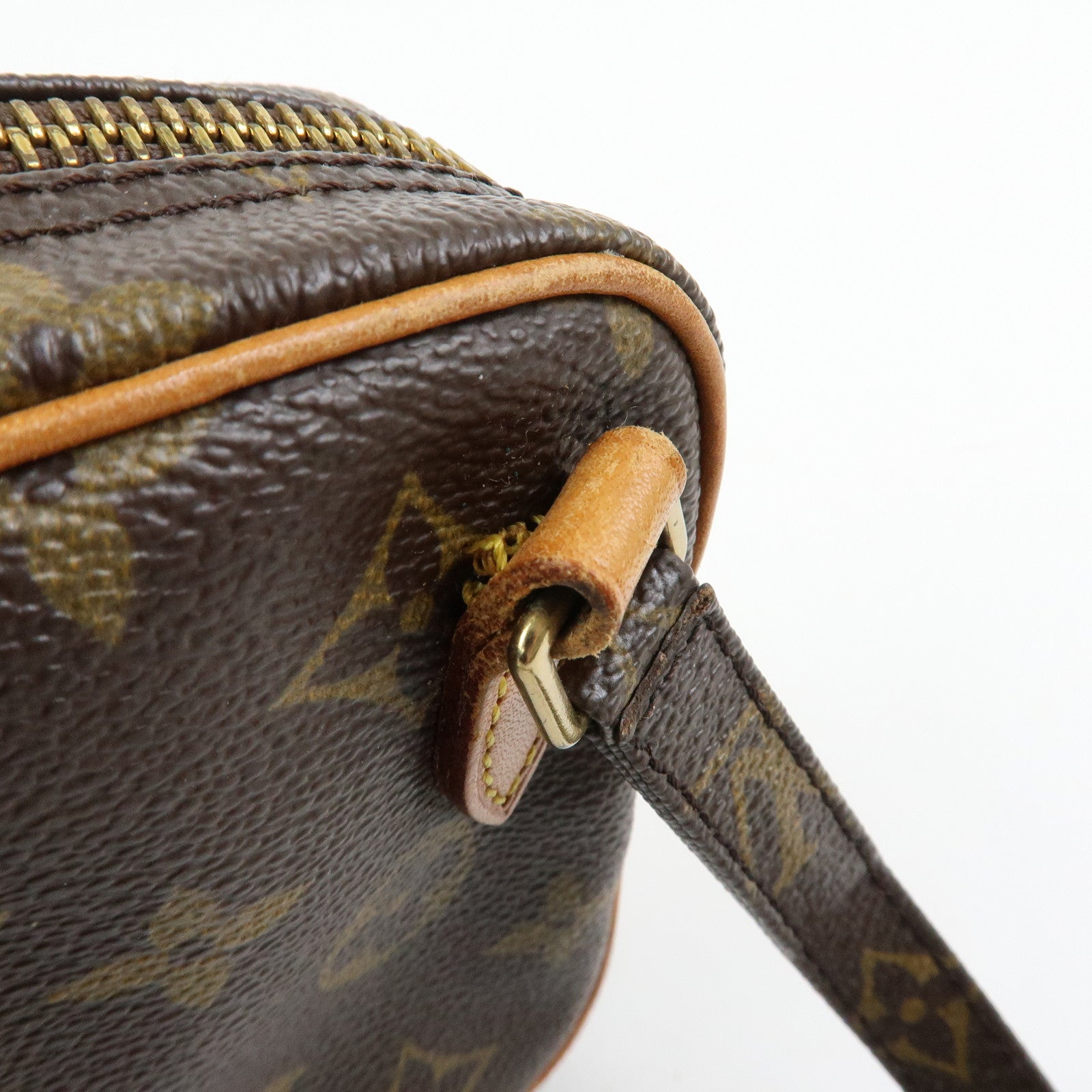 Louis Vuitton Monogram Pochette Marly Bandouliere Bag Brown M51828