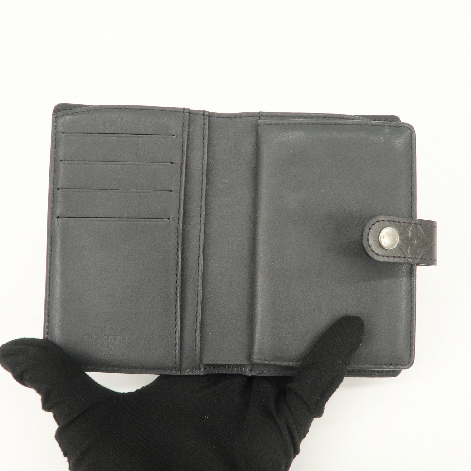 Louis Vuitton Monogram Matte Portefeuille Viennois Noir M65147