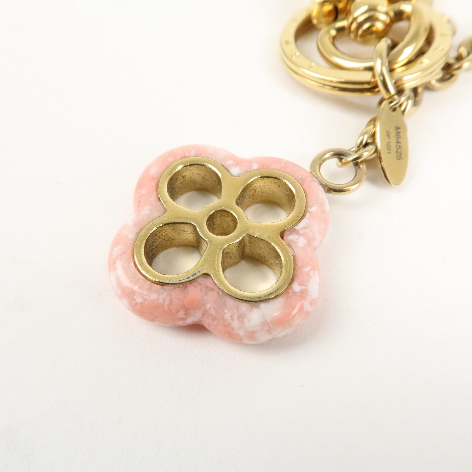 Louis Vuitton Porte Cles Color Line Charm Key Ring M64525 Used