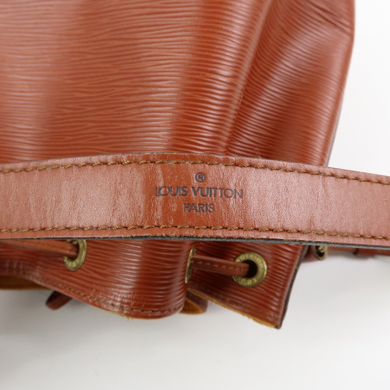 Louis Vuitton Epi Petit Noe Shoulder Bag Kenya Brown M44103