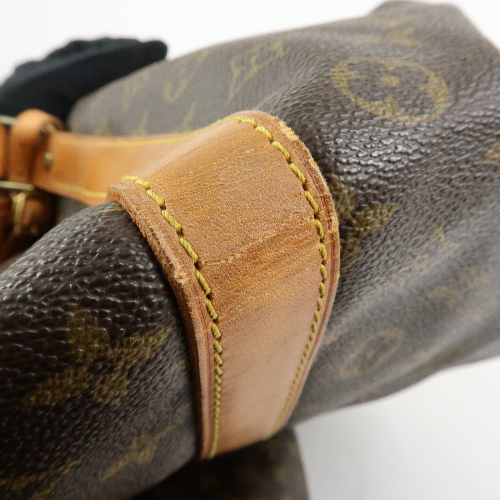 Louis Vuitton Monogram Sac Souple 55 Boston Bag Brown M41622