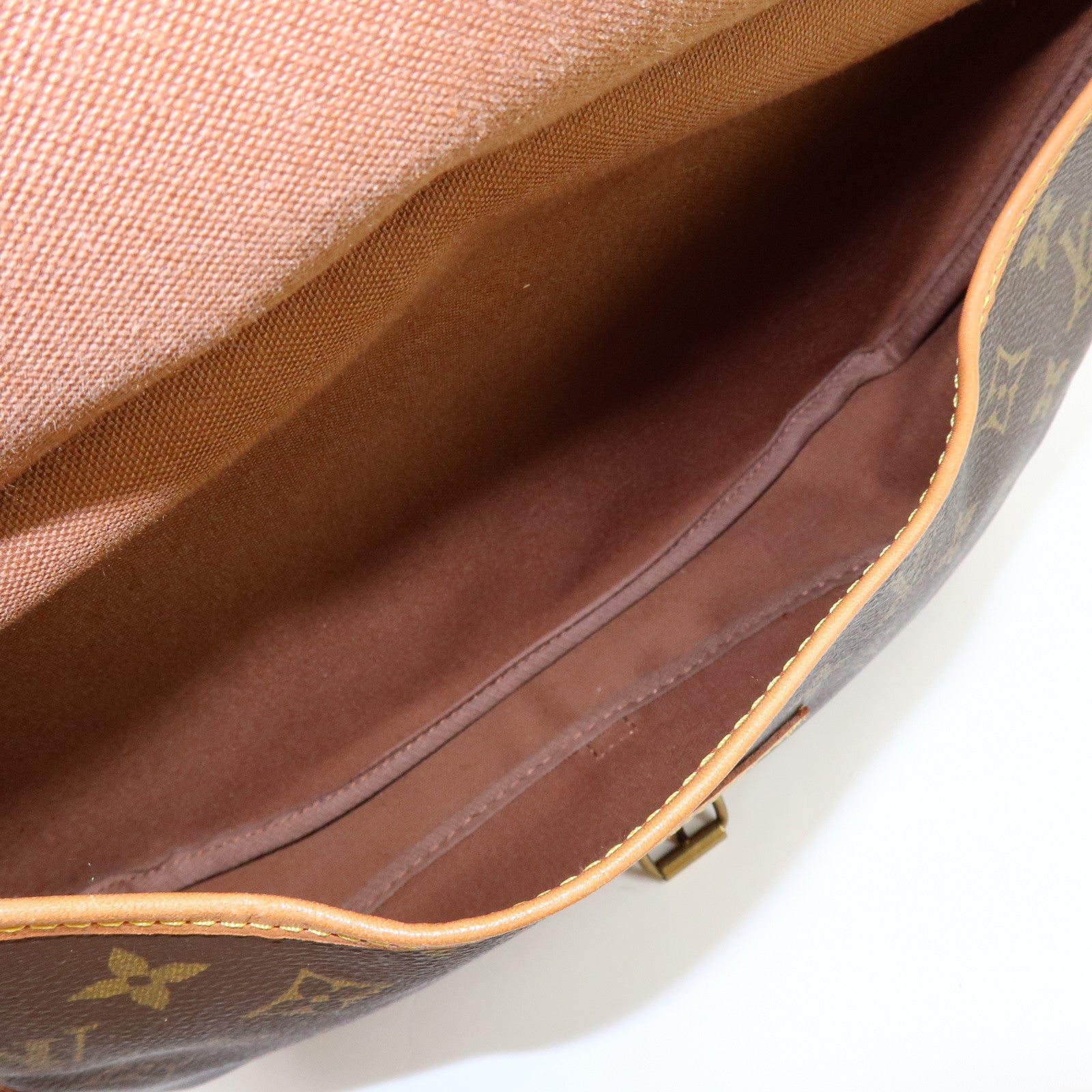 Louis Vuitton Monogram Saumur 30 Shoulder Bag Brown M42256