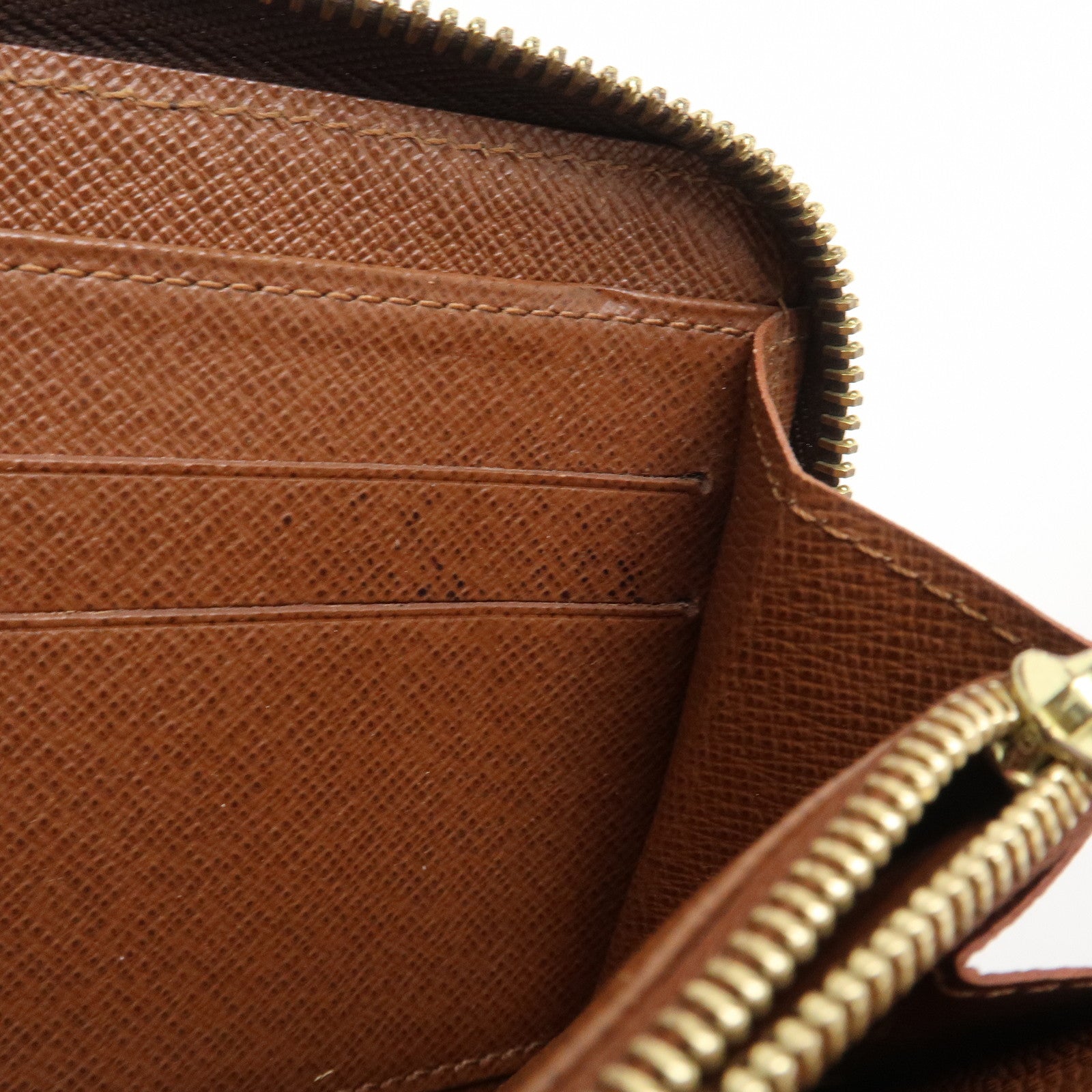 Louis Vuitton Monogram Canvas Zippy Long Wallet Brown M60017