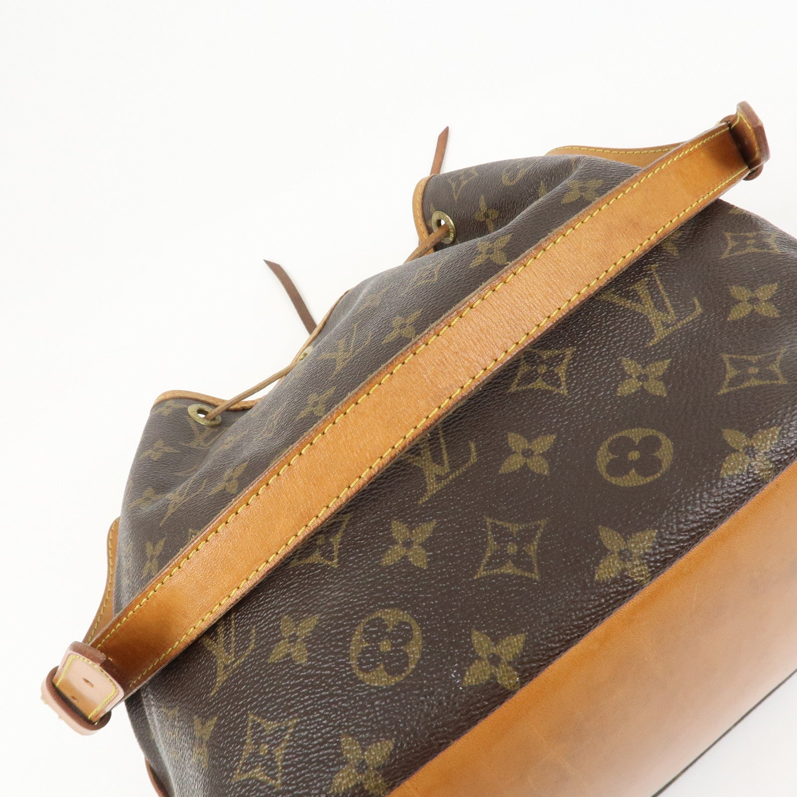 Louis Vuitton Monogram Petit Noe Shoulder Bag Brown M42226
