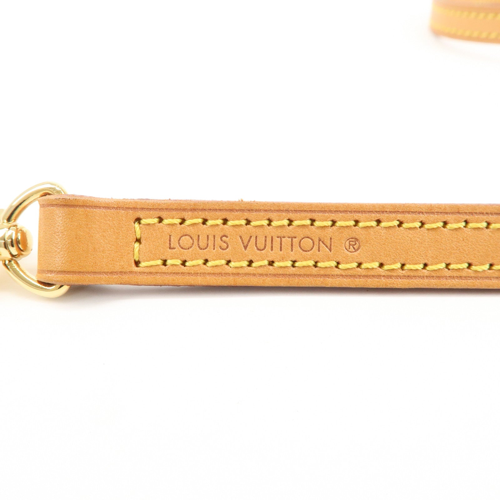 Louis Vuitton Nume Leather Shoulder Strap 120cm Natural J00145
