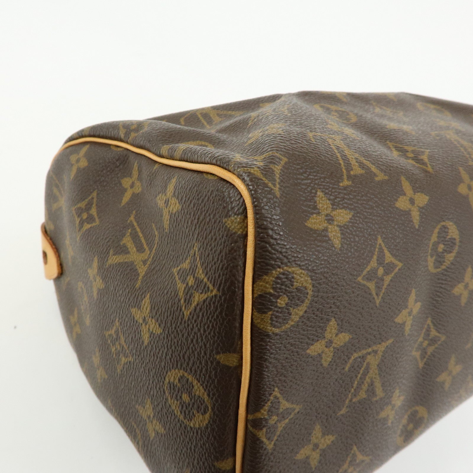 Louis Vuitton Monogram Speedy 25 Boston Bag Hand Bag Brown M41528