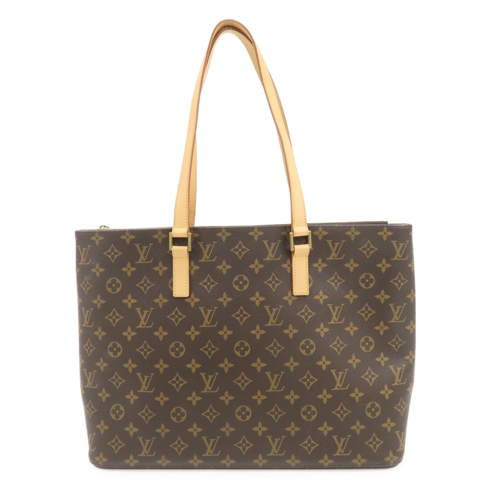 Louis Vuitton Monogram Luco Tote Bag Shoulder Bag Brown M51155