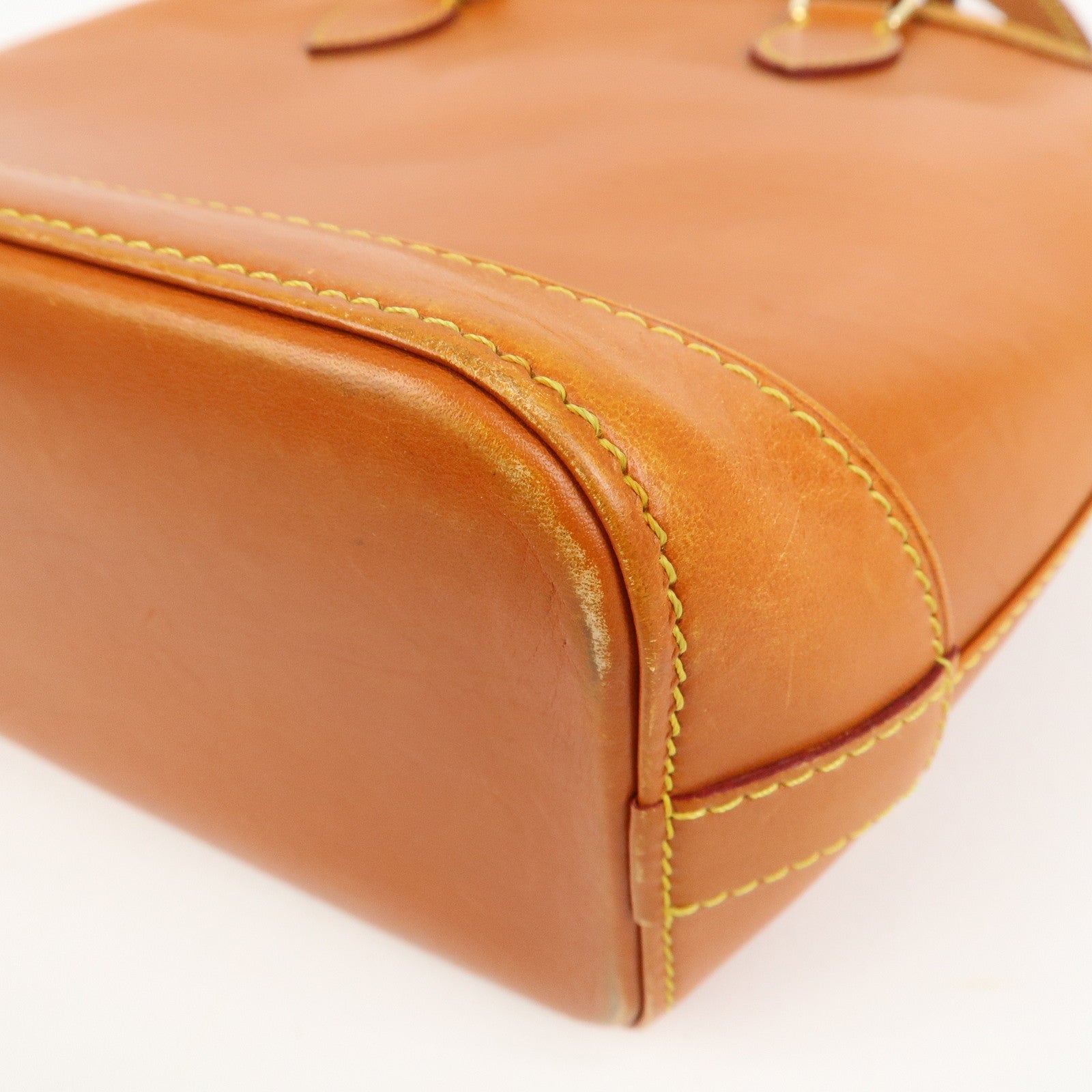 Louis Vuitton Lockit Nomade Leather Hand Bag Caramel Brown M85388