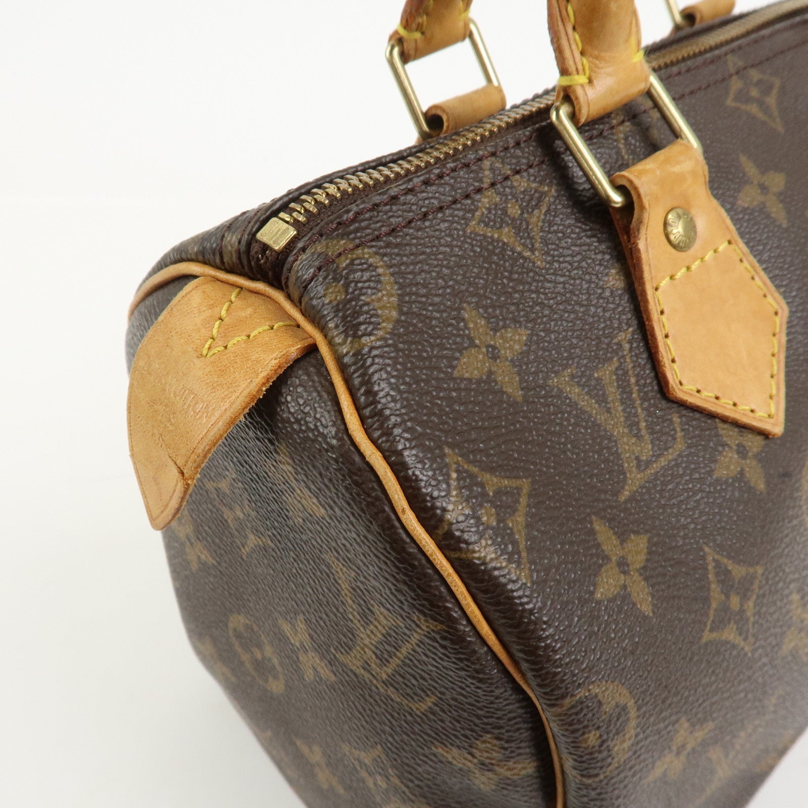 Louis Vuitton Monogram Speedy 25 Boston Bag Hand Bag Brown M41528