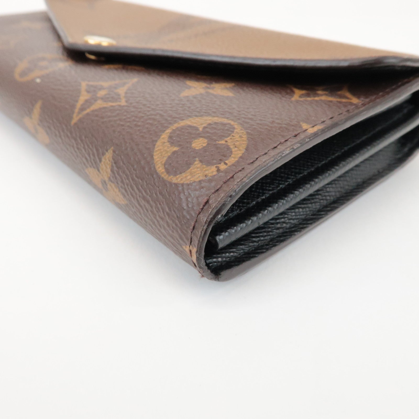 Louis Vuitton Monogram Reverse Portefeuille Sarah Wallet M80726