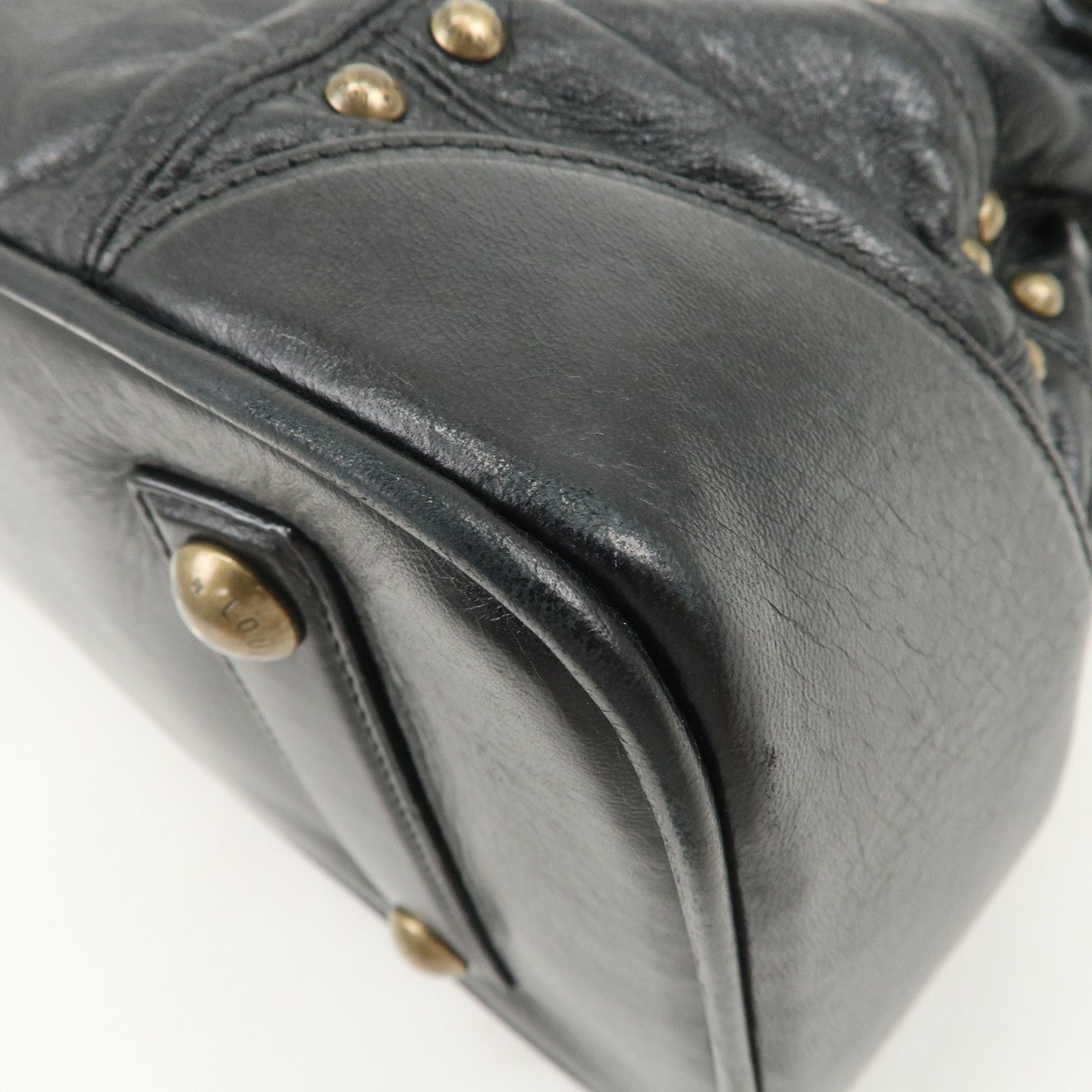 Louis Vuitton Cruise Line Rivet Shoulder Bag Noir Black M95346