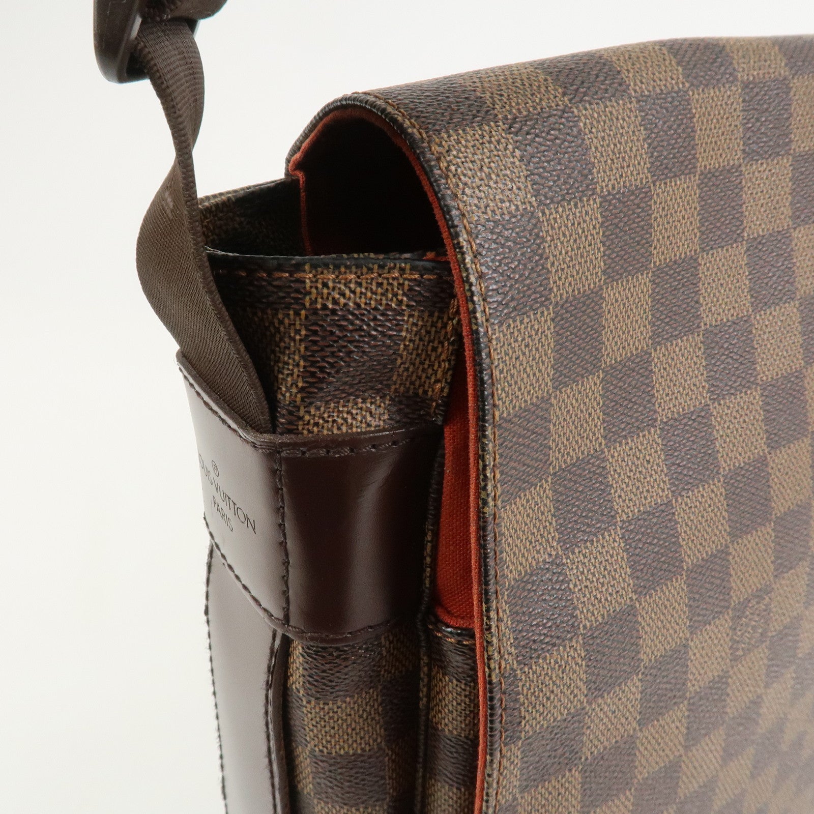 Louis Vuitton Damier Bastille Canvas Shoulder Bag Brown N45258