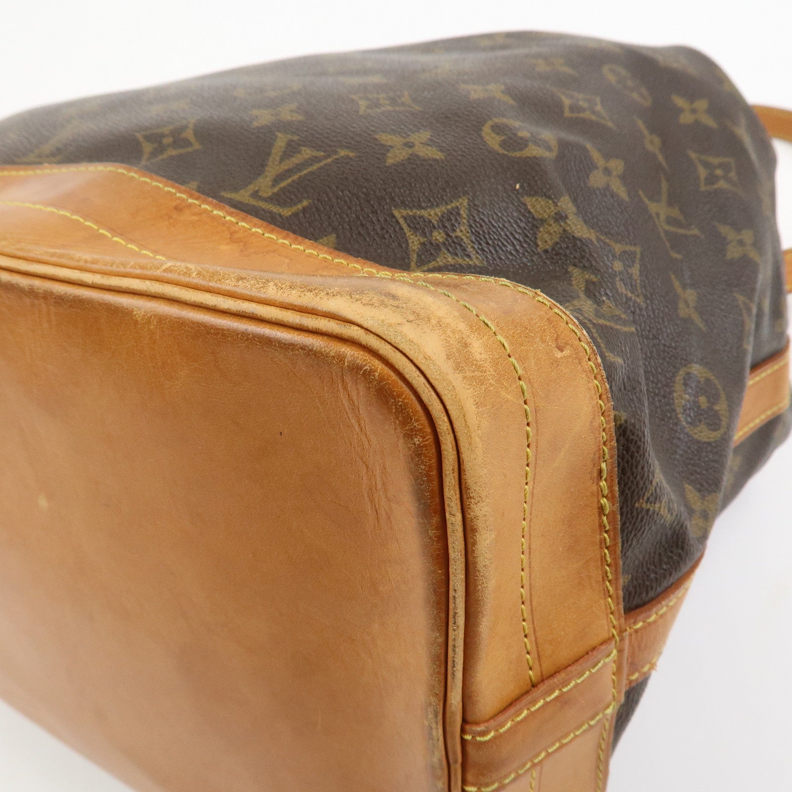 Louis Vuitton Monogram Noe Shoulder Bag Hand Bag Brown M42224
