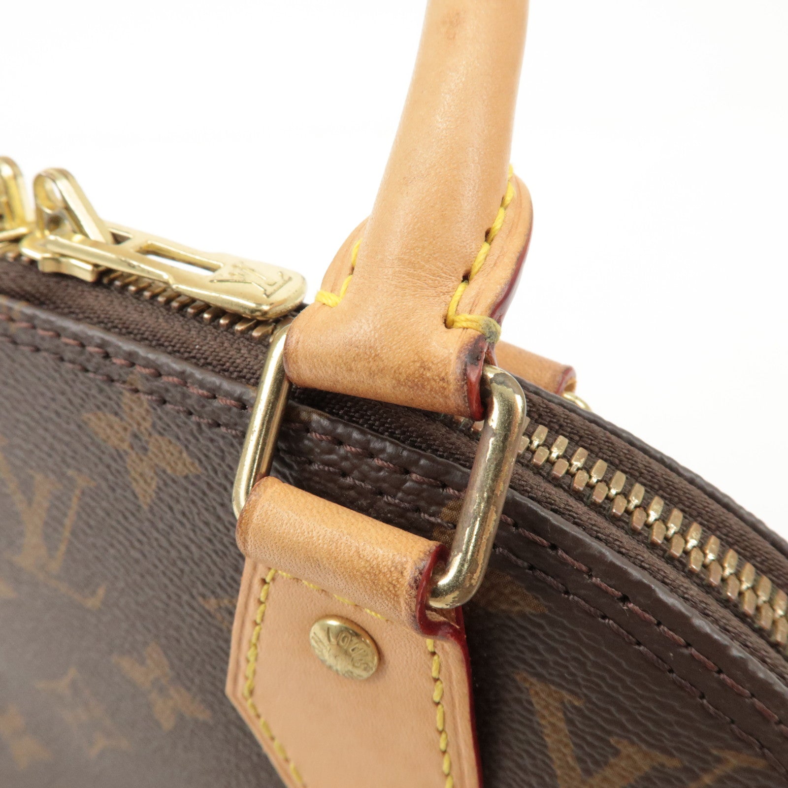 Louis Vuitton Monogram Alma BB 2Way Bag Hand Bag M53152 Used