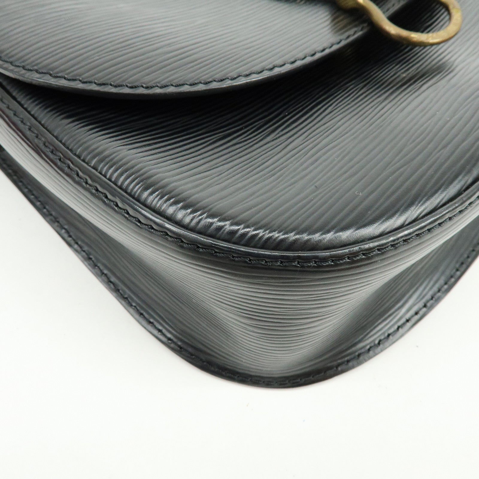 Louis Vuitton Epi Saint Cloud Shoulder Bag Black Noir M52192